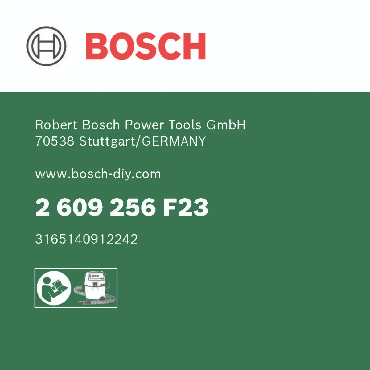 Bosch Flacher Borsteneinsatz für Düse