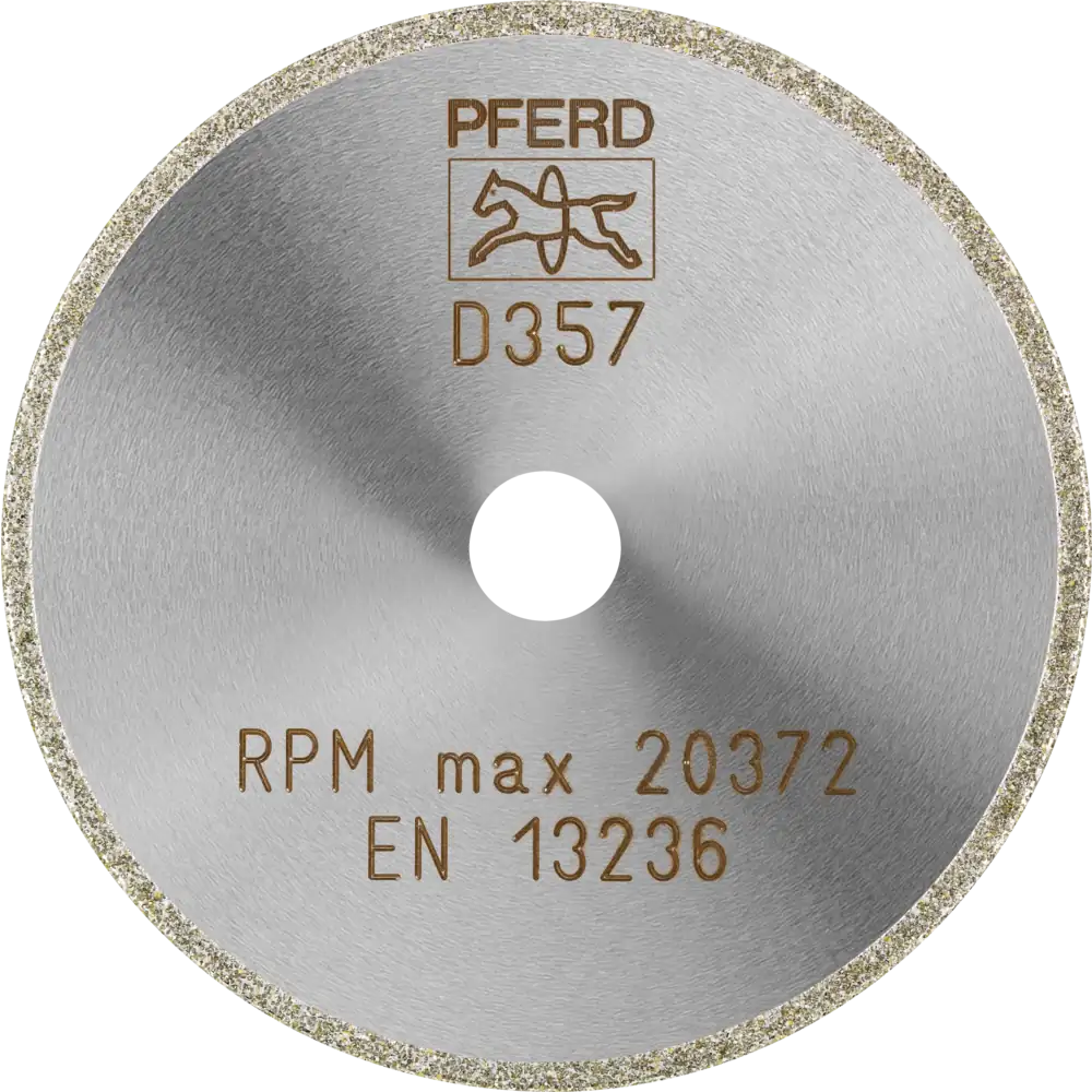 PFERD TOOLS Diamant-Trennscheibe D1A1R durchgängiger Belag für GFK/CFK