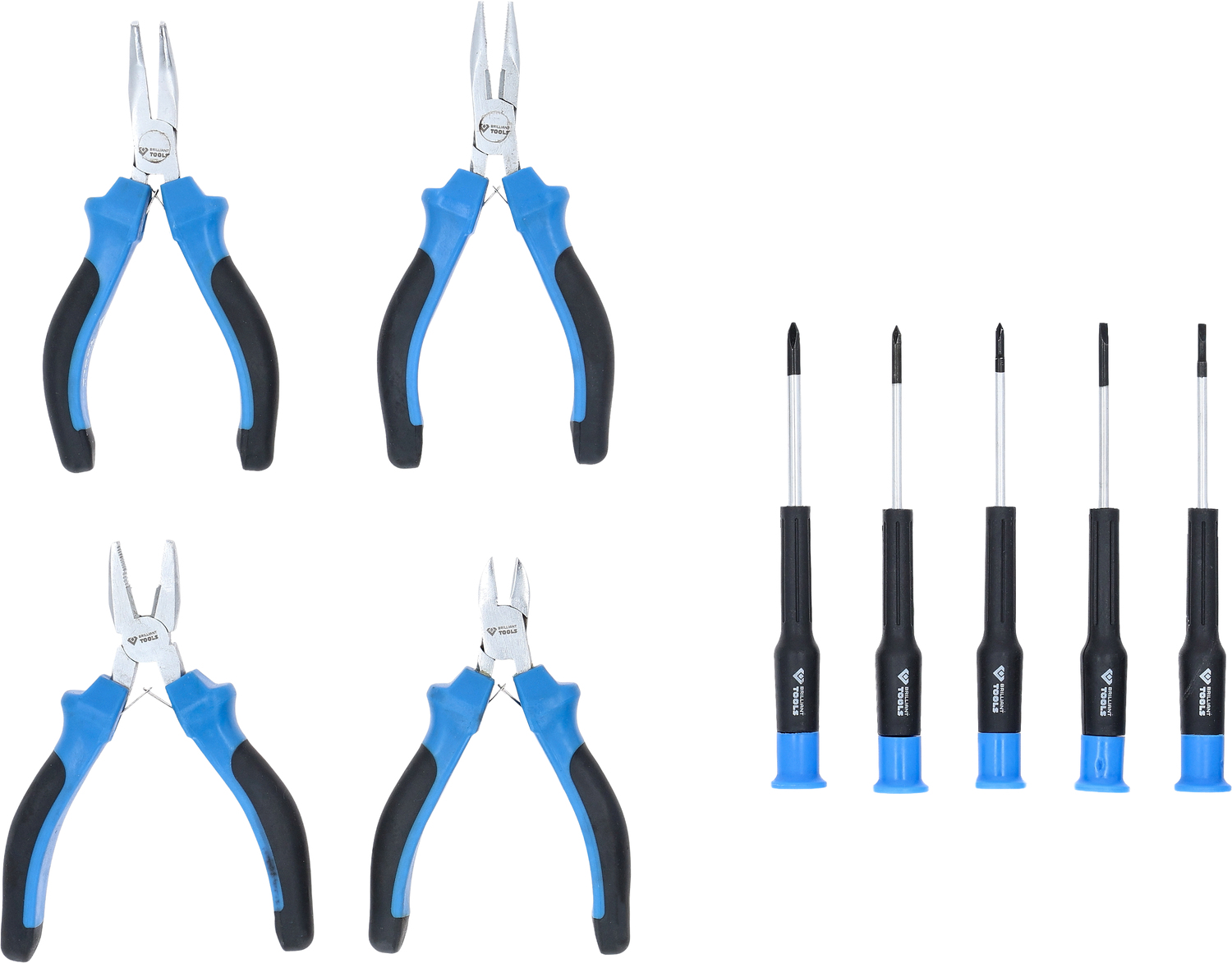 Brilliant Tools Feinmechanik-Werkzeug 10-teiliges Set