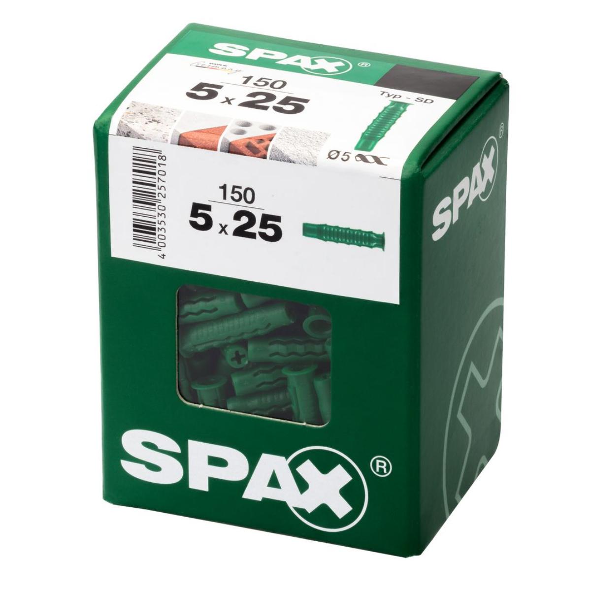 SPAX Duebel Typ-SD L 5 x 25 mm,150 Stück