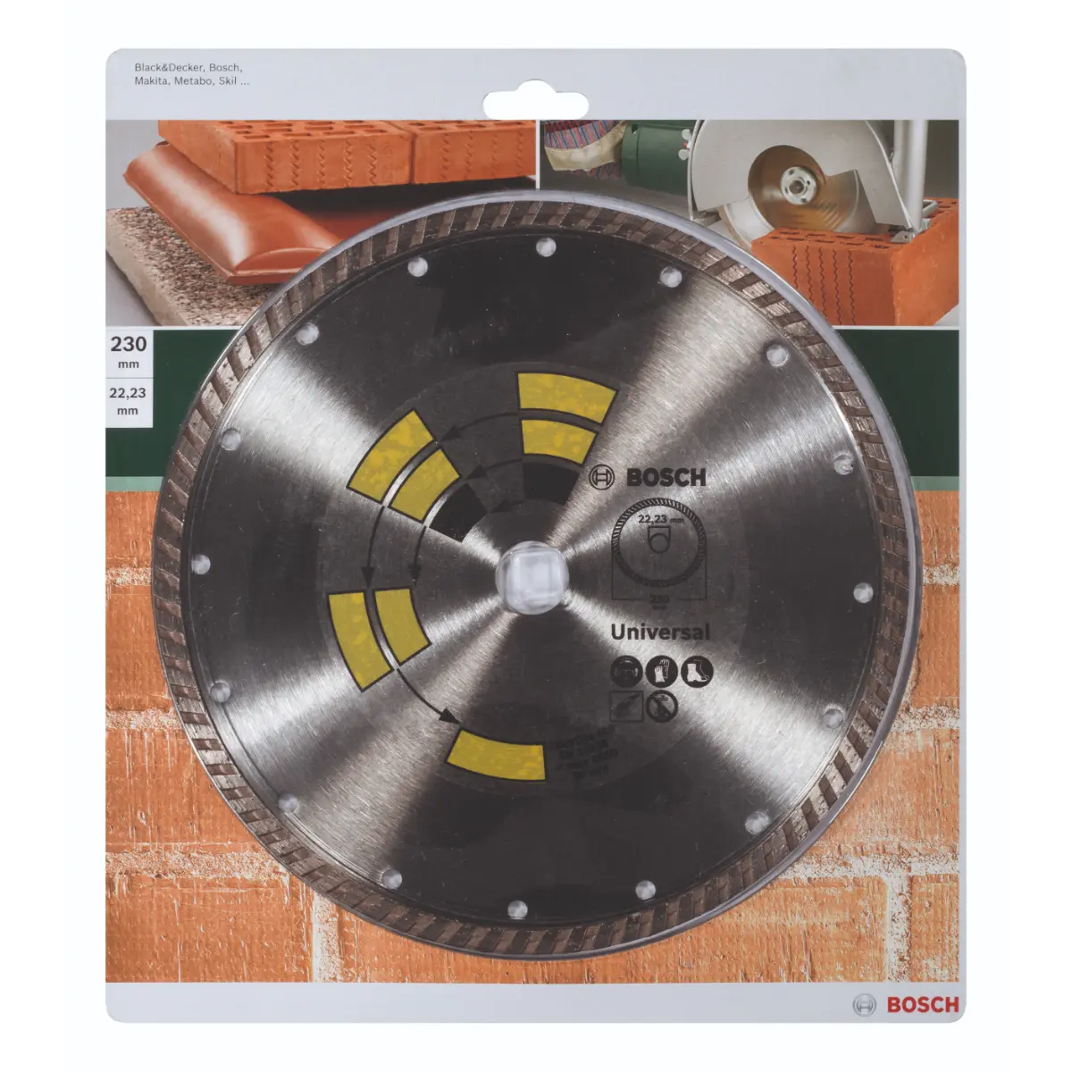 Bosch Diamanttrennscheibe Universal Turbo D= 230 mm