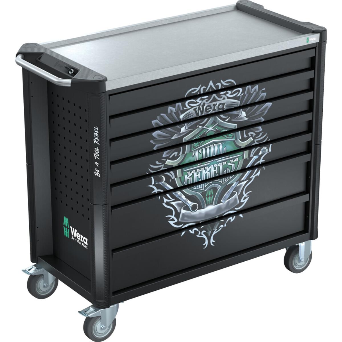 Wera 9801 Tool Rebel Werkstattwagen Stainless XXL, ohne Werkzeug