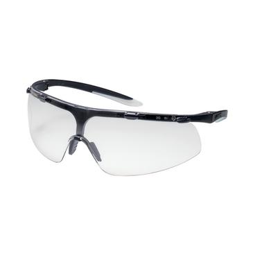 uvex Bügelbrille super fit CR schwarz, weiß
