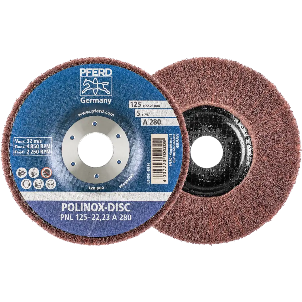 PFERD TOOLS POLINOX Vlies-Schleifdisc PNL