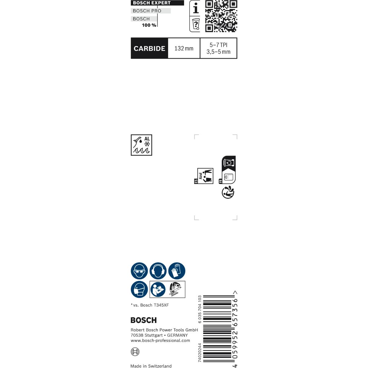 Bosch EXPERT Multi Material T 367 XHM Stichsägeblatt