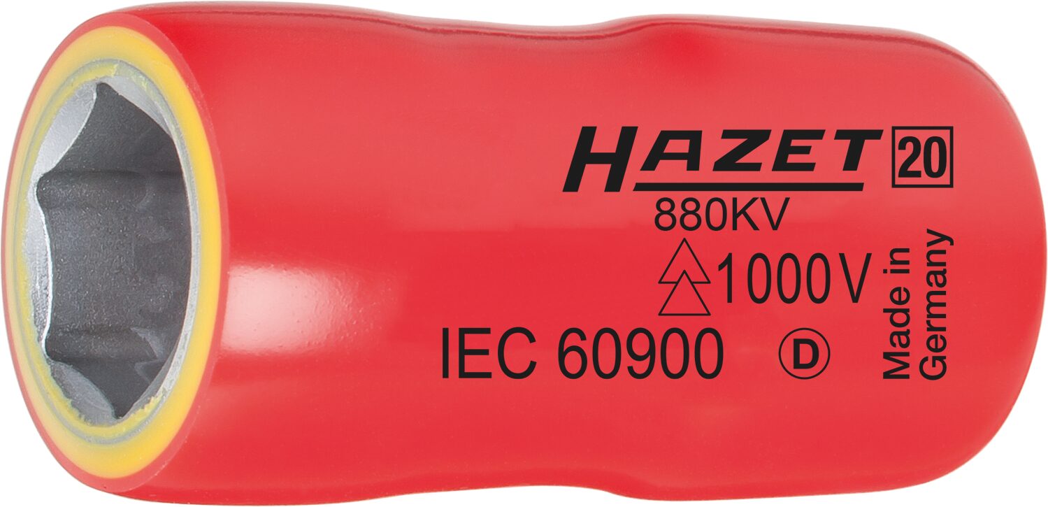 Douille à cliquet profil traction hexagonale extérieure (3/8 pouce) HAZET