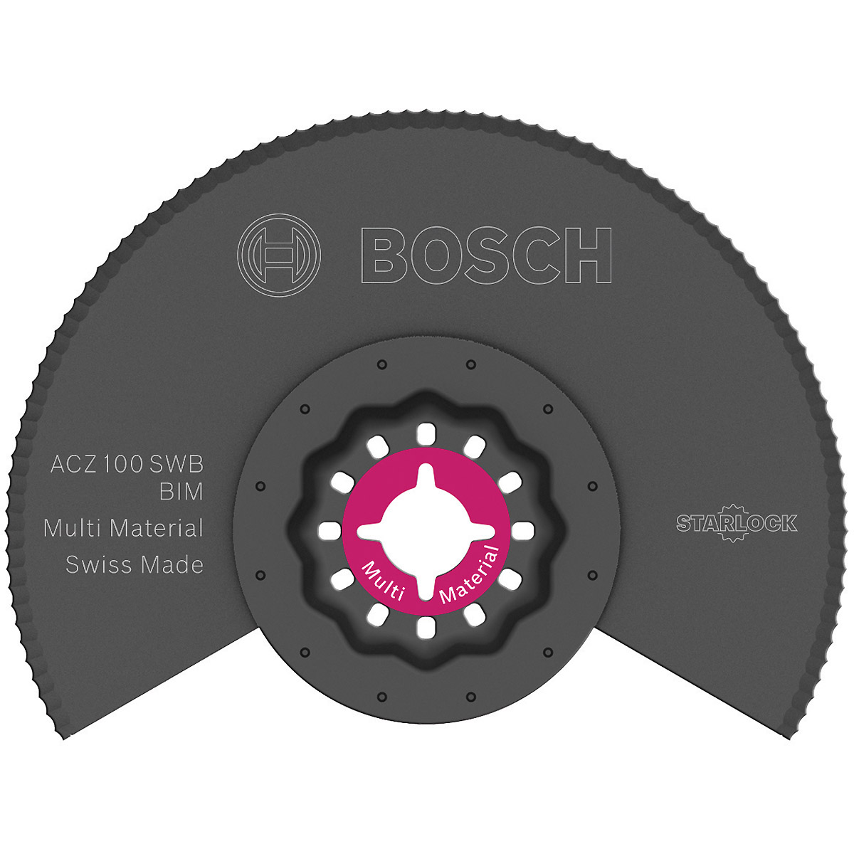 Bosch BIM Segmentwellenschliffmesser ACZ 100 SWB, 100 mm, für PMF und GOP Multifunktionsgeräte