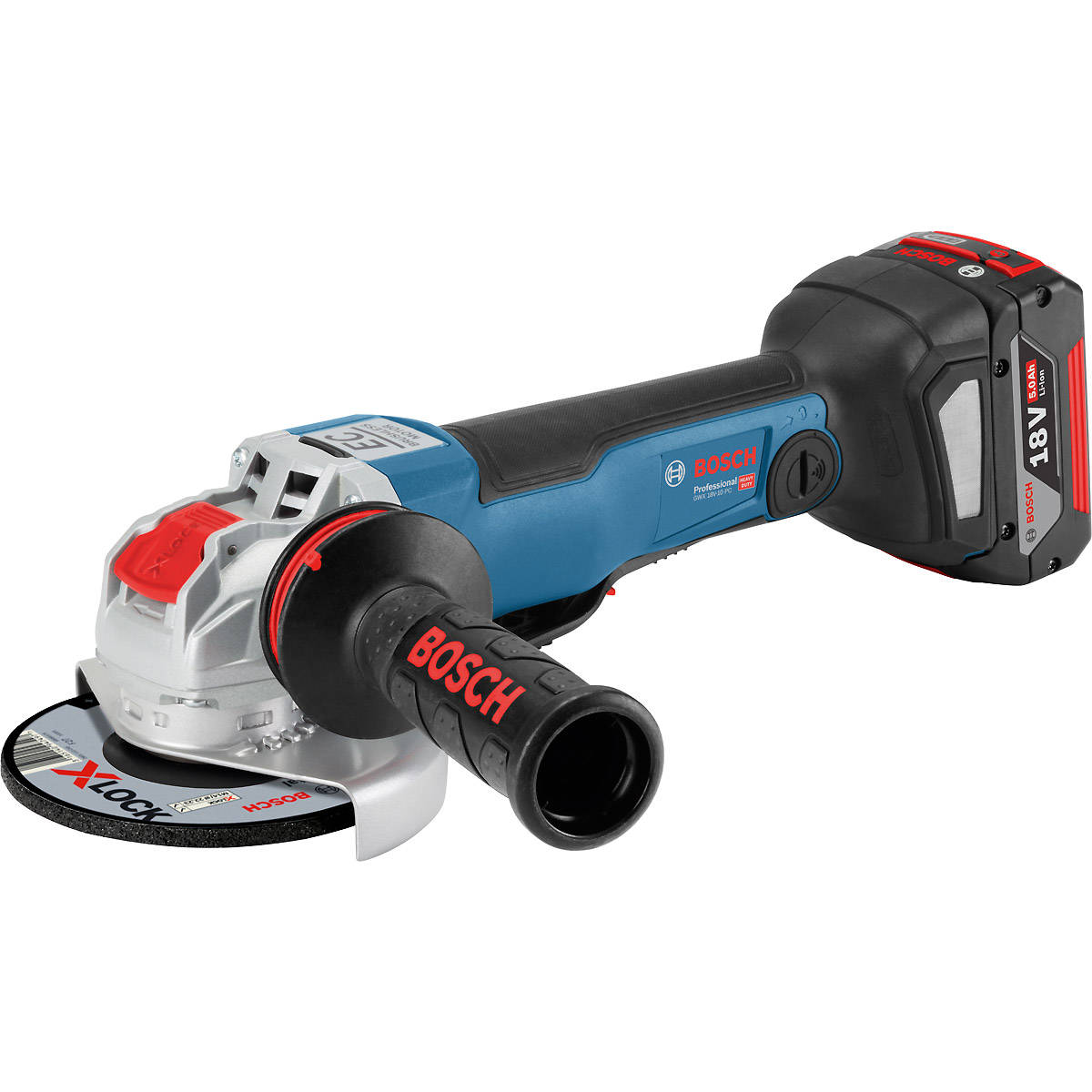 Bosch Akku-Winkelschleifer GWX 18V-10 PC, Solo Version, ohne Akku und Ladegerät