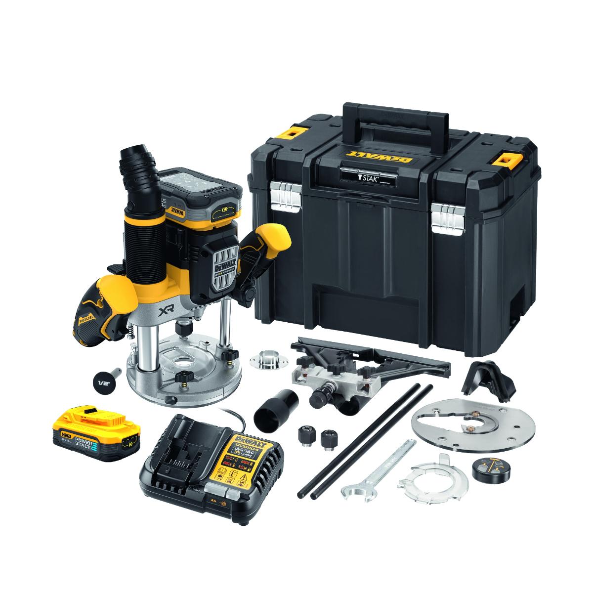 DCW620H2-QWDE DEWALT Akku-Oberfräse, 18 V / 5 Ah