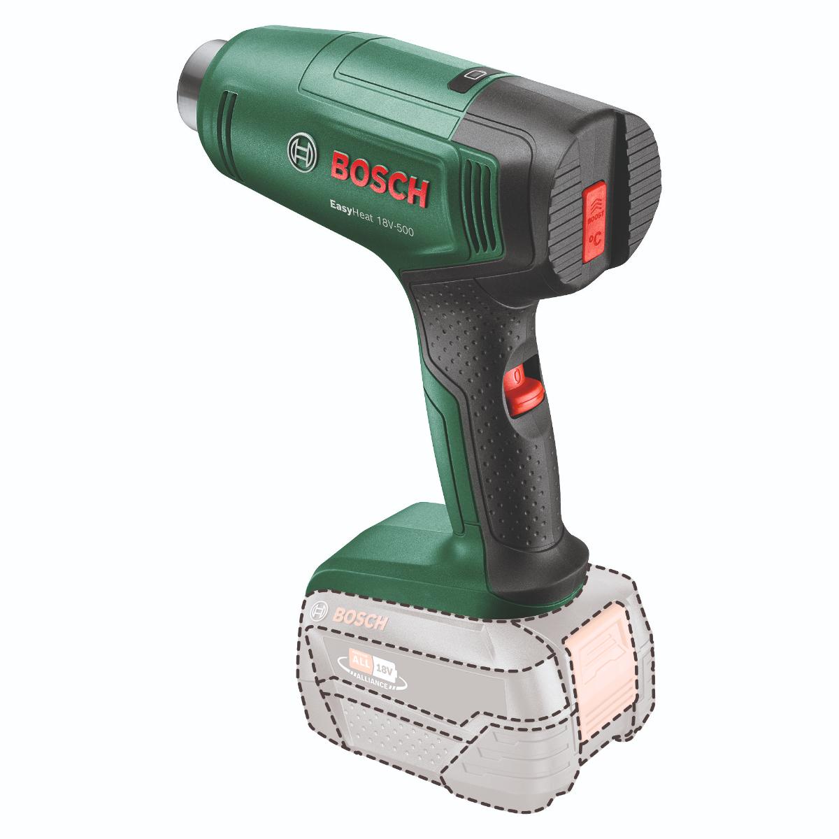 Bosch Akku-Heißluftgebläse EasyHeat 18V-500