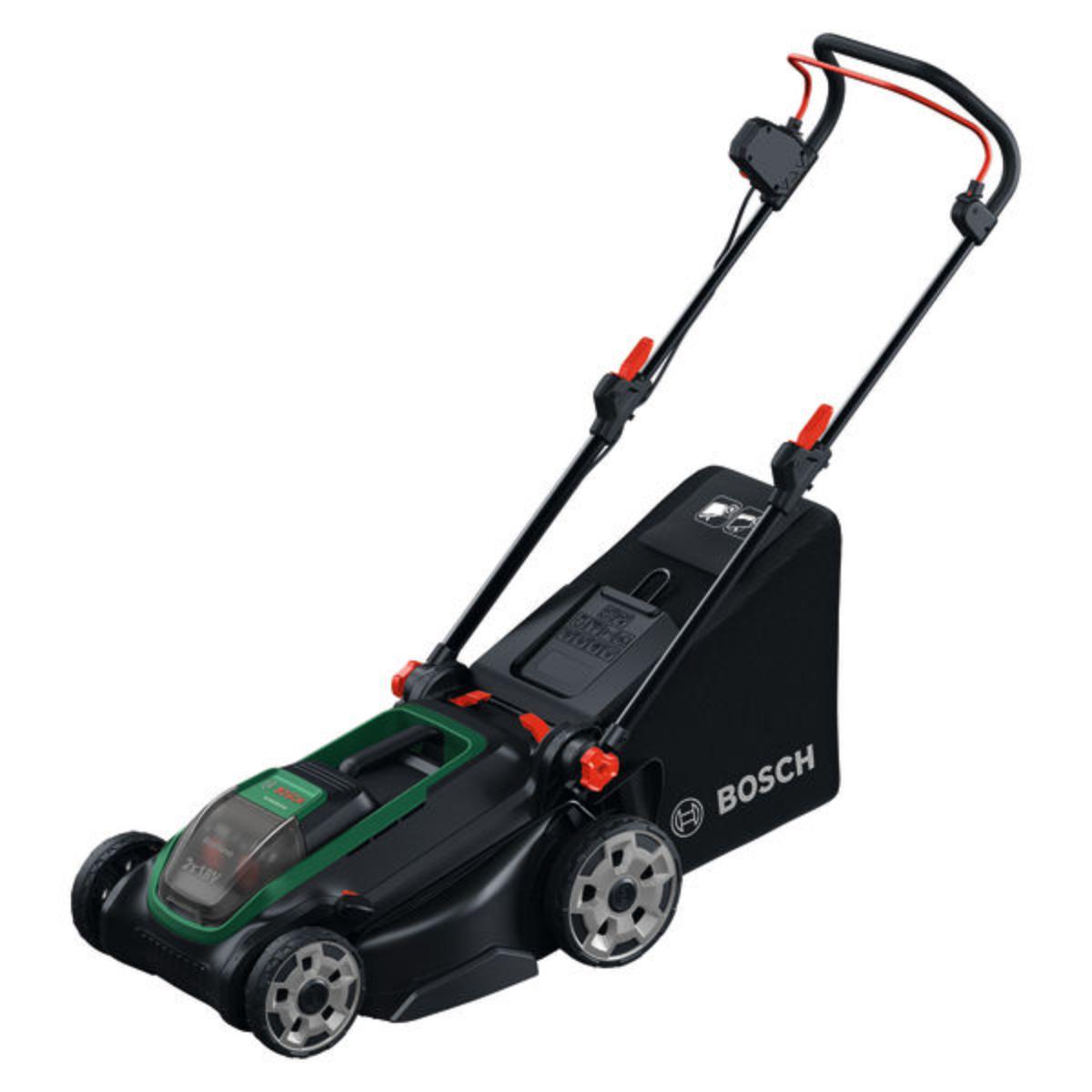 Bosch Akku-Rasenmäher ROTAK18V2-43, 2 x Akku PBA 18V 4.0Ah