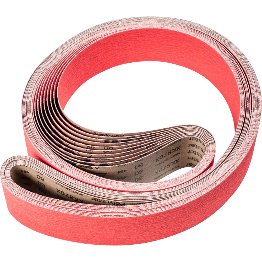 PFERD TOOLS Keramikkorn Schleifband BA für Edelstahl-Schliff mit Bandschleifer Langband