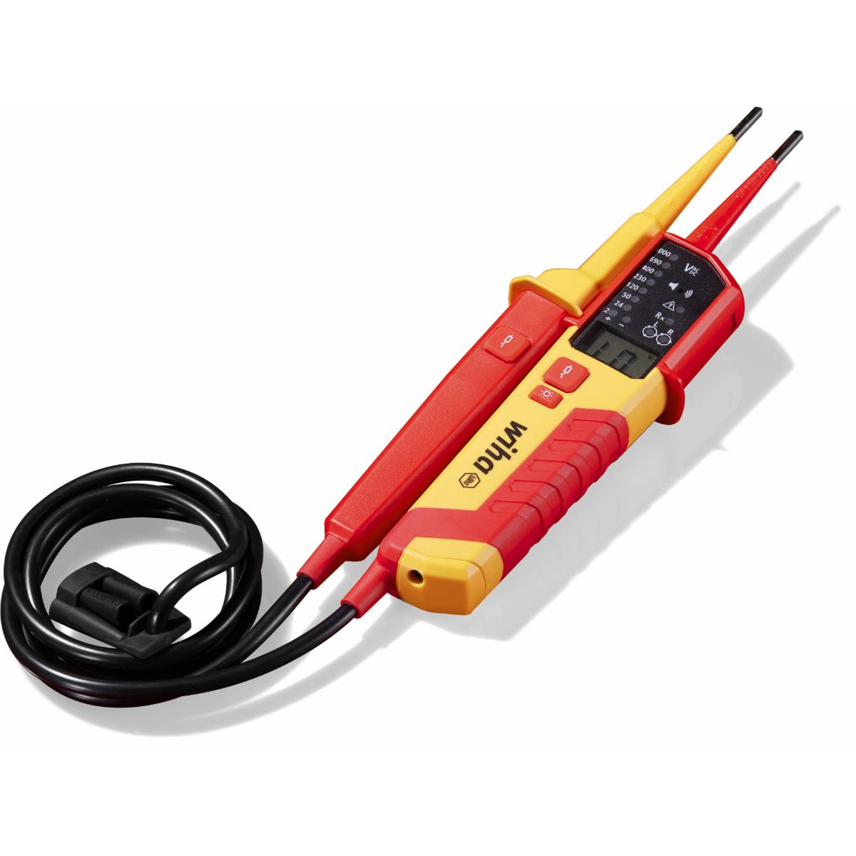 Wiha Spannungs- und Durchgangsprüfer 12 - 1.000 V AC, CAT IV mit 2x AAA-Batterien
