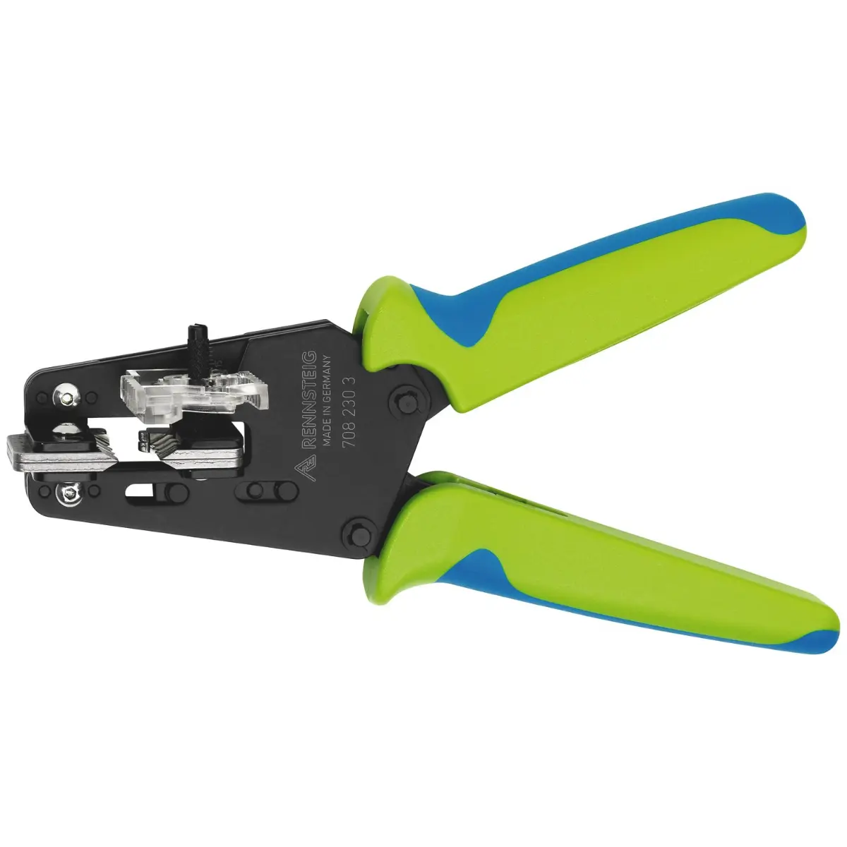 Rennsteig Abisolierzange für PVC-Schlauchleitung, Außenmantel und Innenleiter 0,34 mm² / 0,5 mm² / 3,1 mm² / 3,5 mm² / 4,2 mm²