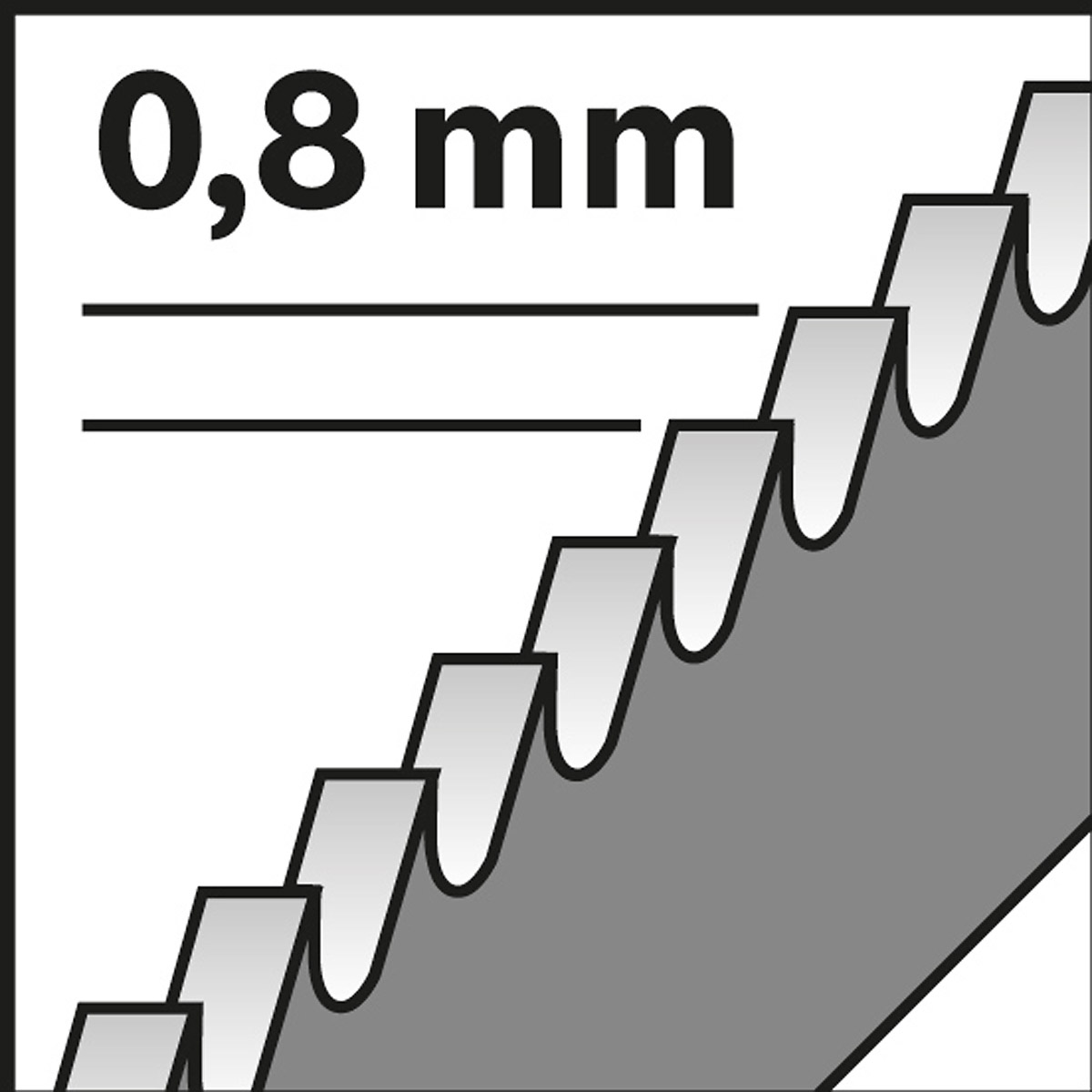 Bosch Stichsägeblatt T 121 GF Speed for Metal