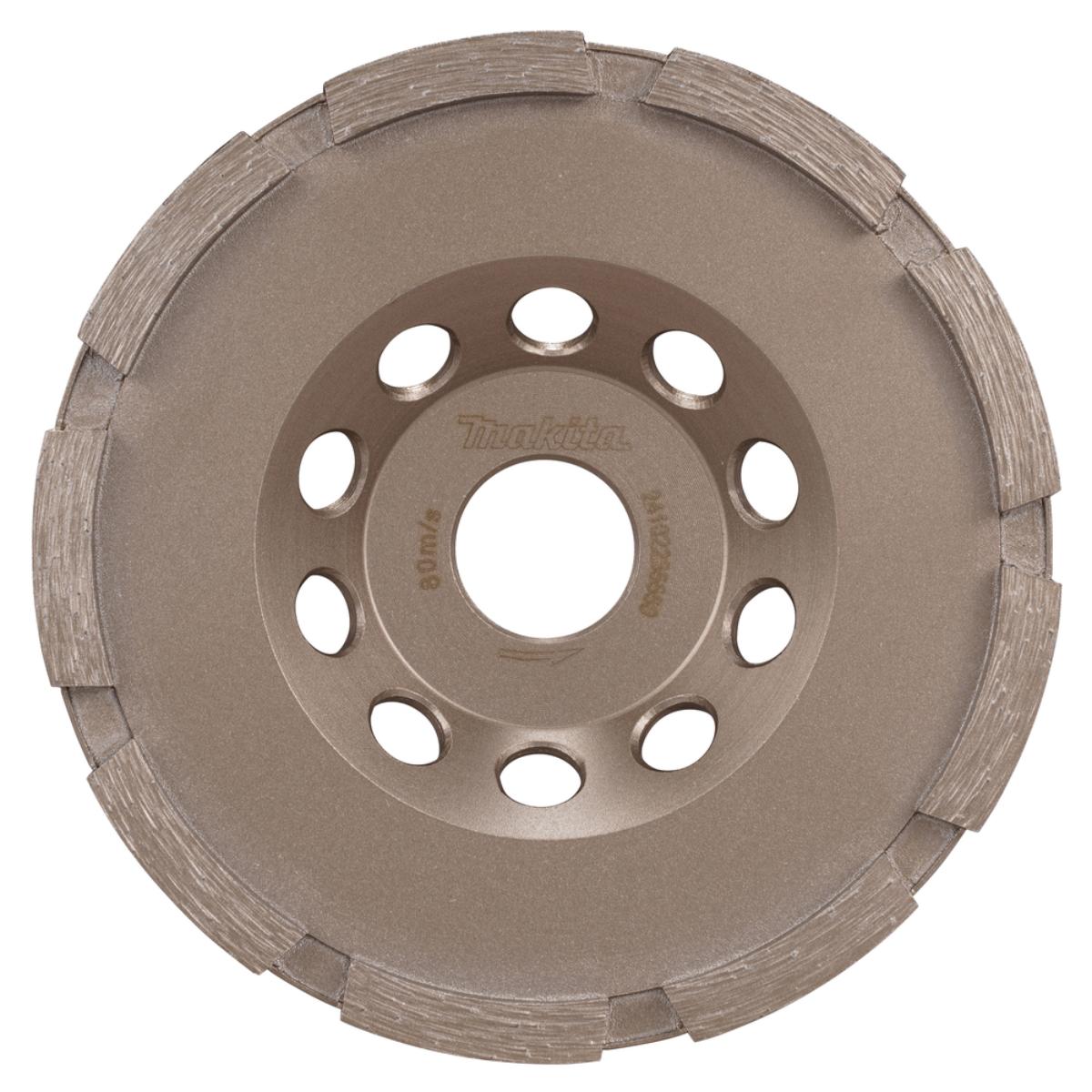 Makita Schleiftopf grob Ø 125 mm, grob, Für Beton Makita Schleiftopf grob Ø 125 mm, grob, Für Beton