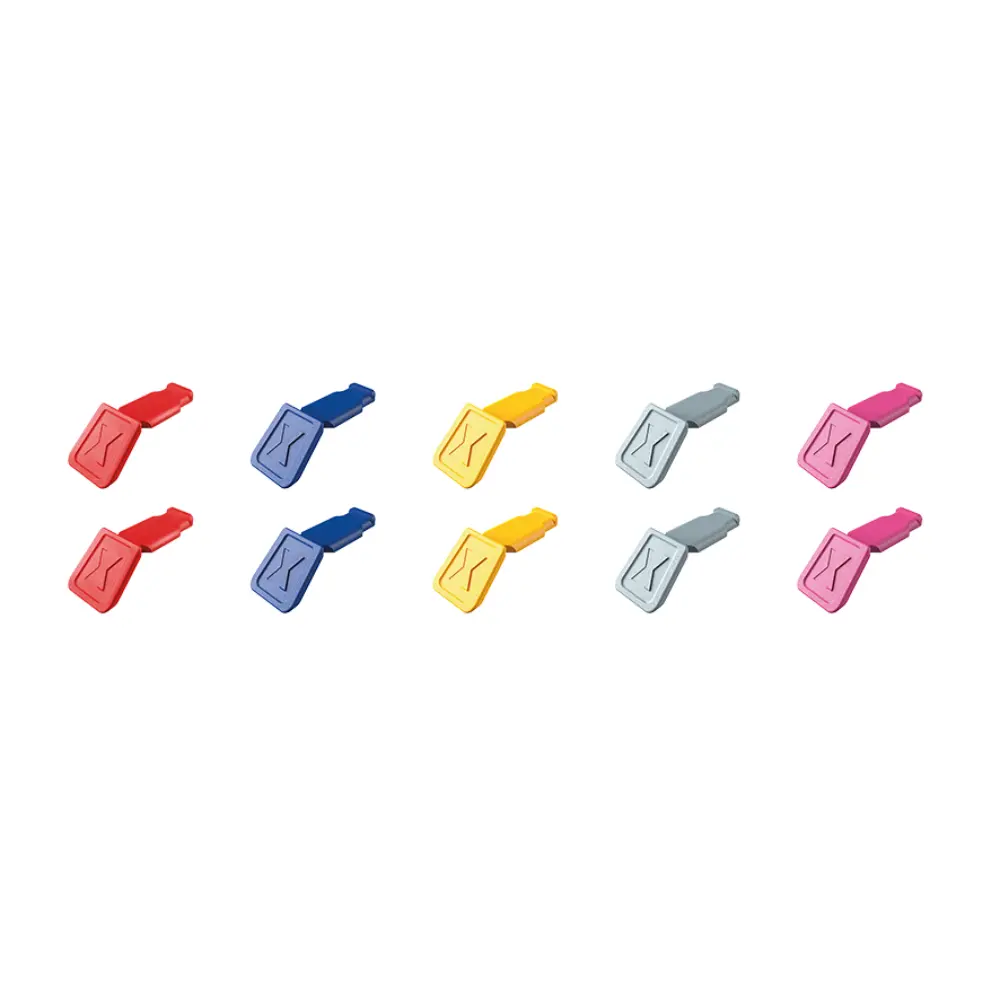 KNIPEX ColorCode Clips Farbmischung 1 (10 Stück)