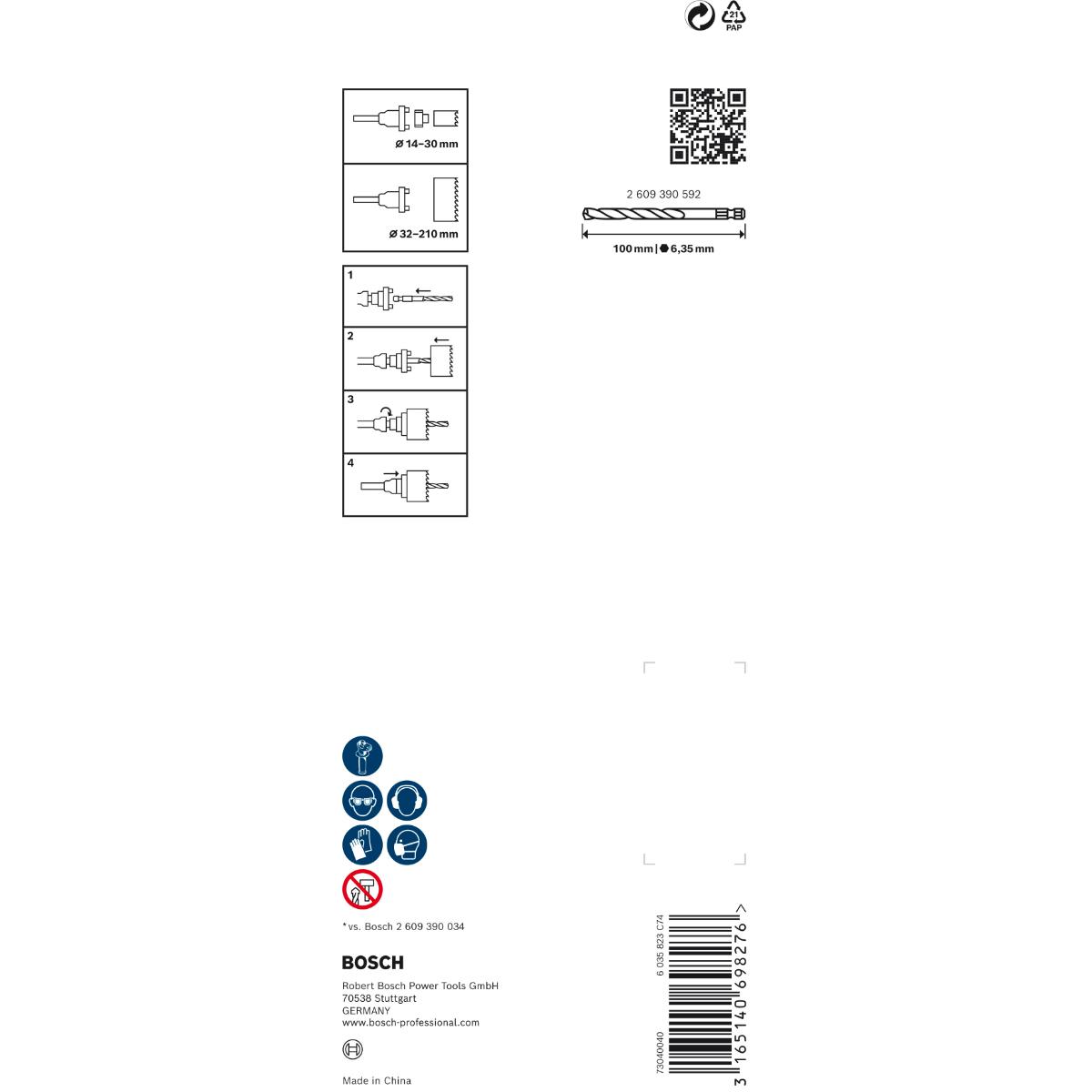 Bosch PRO SDS plus-Adapter, 14 - 210 mm
