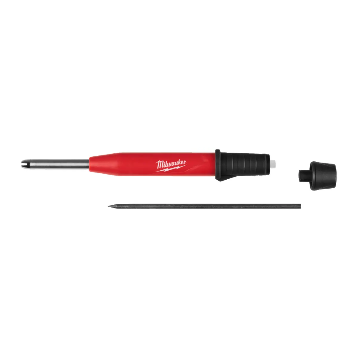 Milwaukee Tiefloch-Baumarker mit 10 Graphitminen in Nachfüllbox