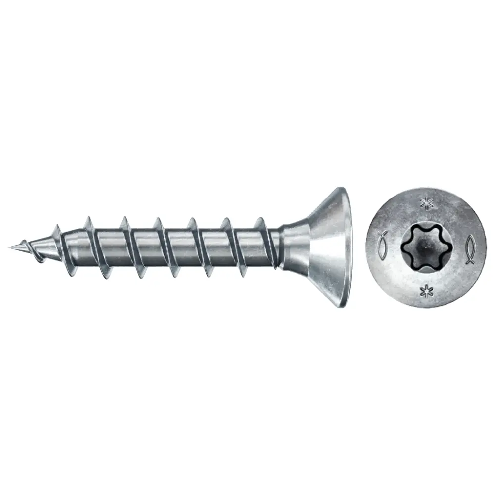 Fischer Spanplattenschraube 3,0x12 PowerFast FPF II CTF BC, Senkkopf, Innenstern TX, Vollgewinde