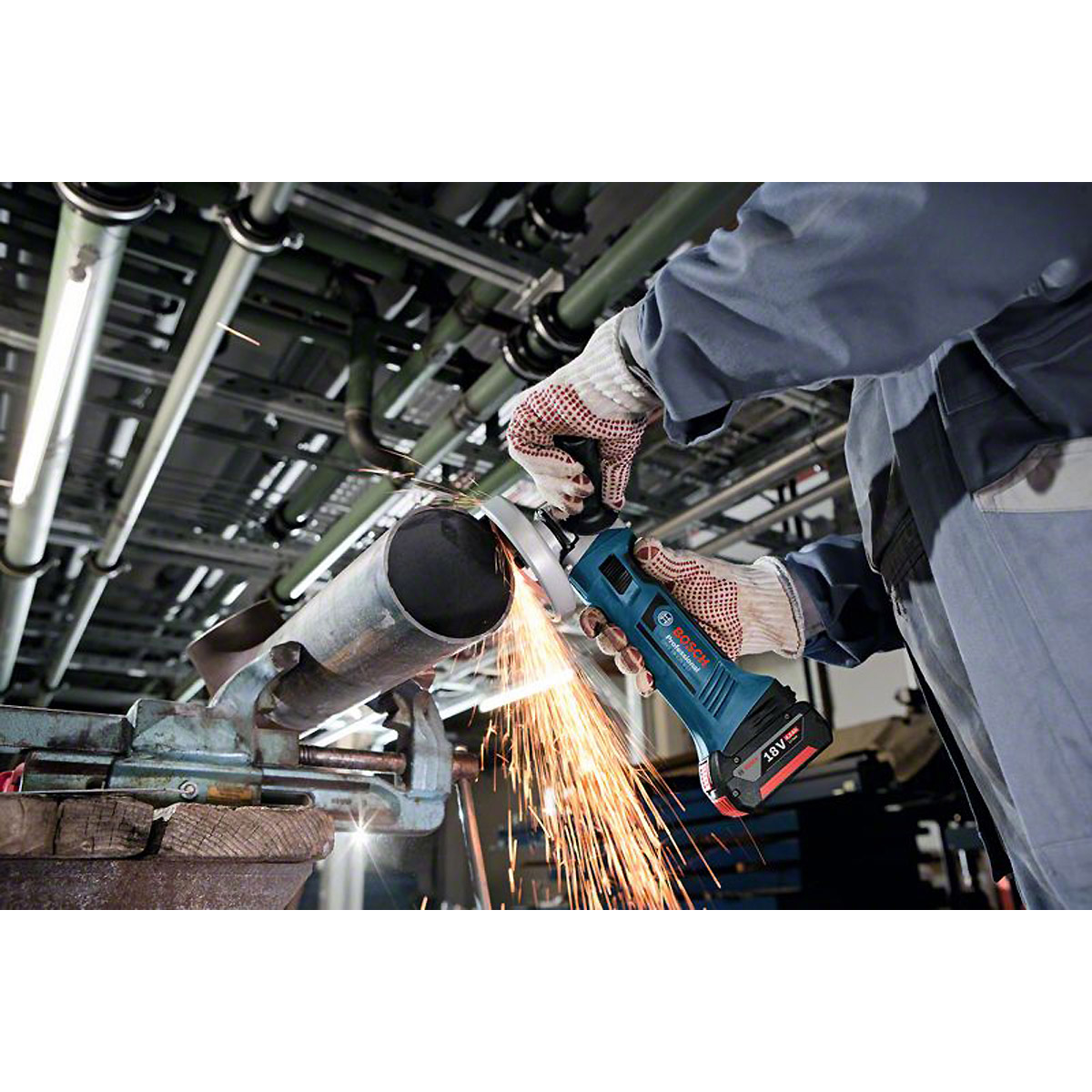 Bosch Akku-Winkelschleifer GWS 18-125 V-LI