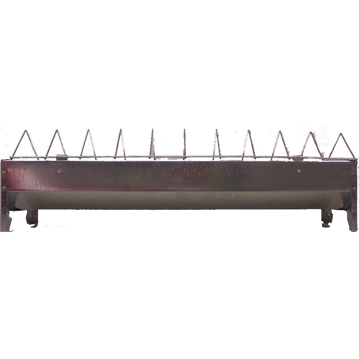 Kerbl Futtertrog für Hühner, verzinkt