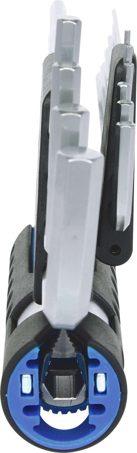 KS Tools 3 in 1 Innen6kant-Winkelstiftschlüssel-Satz,10-tlg XL,Zoll