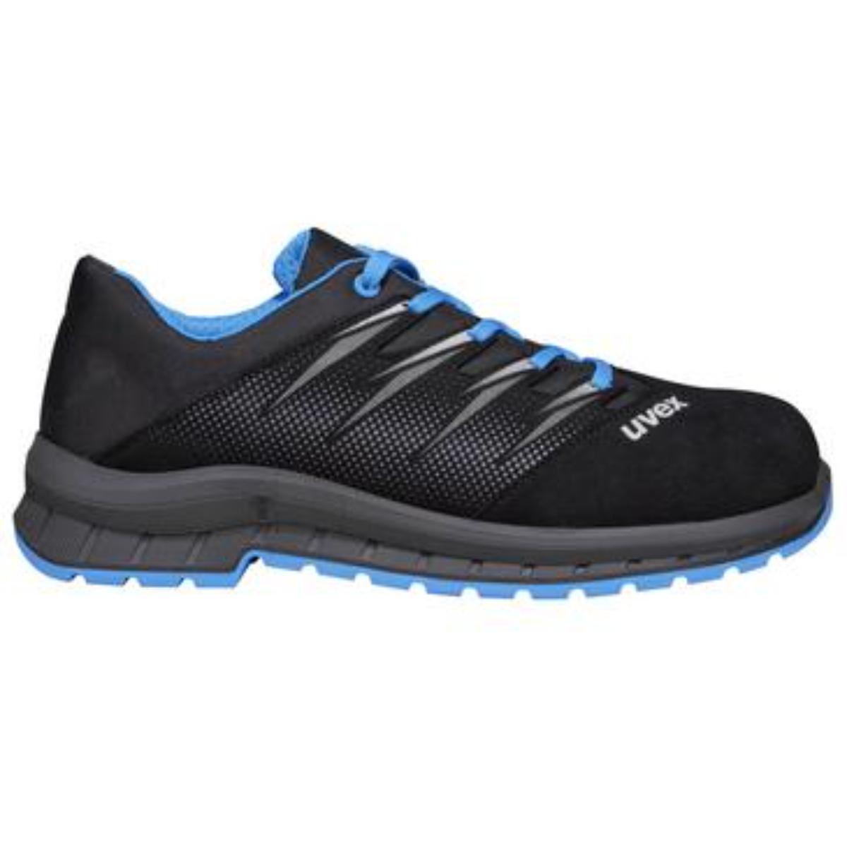 uvex 2 trend Sicherheitsschuh Halbschuhe S2 blau-schwarz