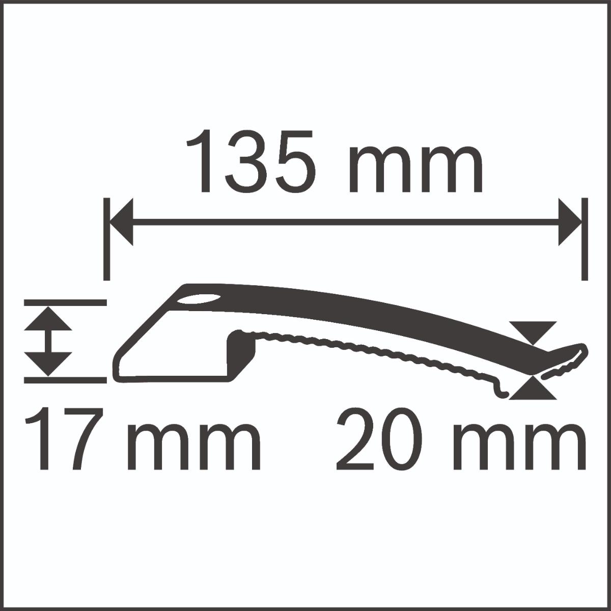 Bosch PRO EPB Kabelbügel, 8 Kabel NYM 3x1, 5 mm², 100-Stück