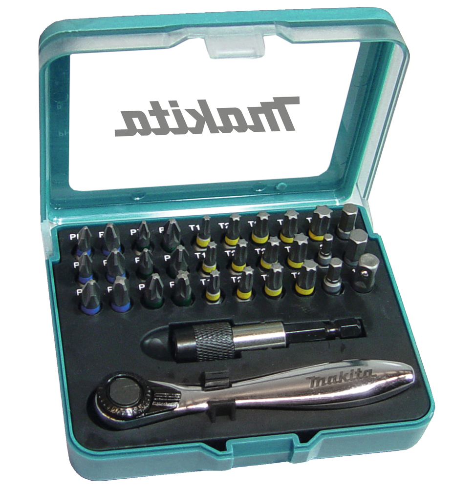 Makita Set de douilles à cliquet, 32 pièces - PH, PZ, T, H - P-79790