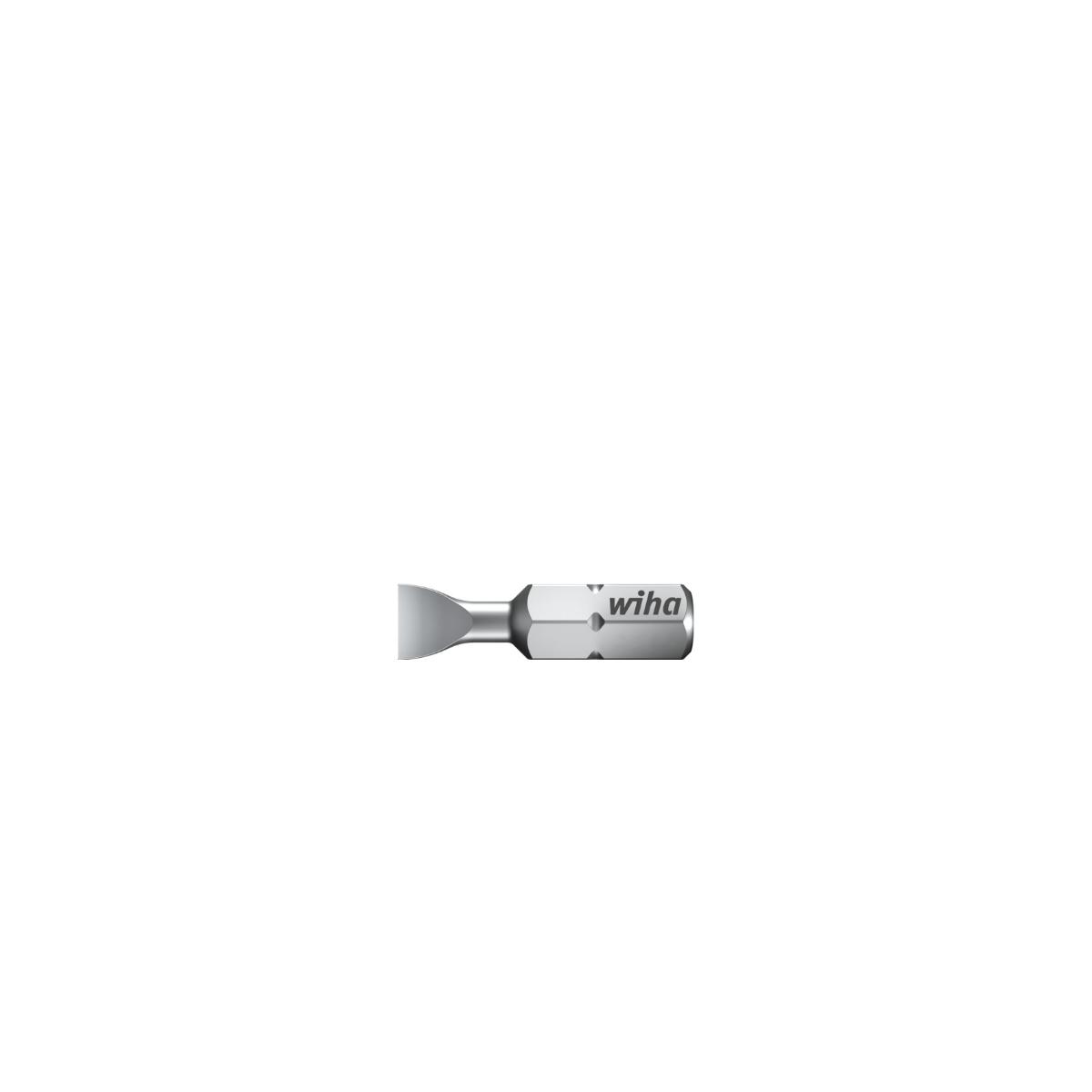 Wiha Bit Standard 25 mm Schlitz 1/4 zoll C6,3