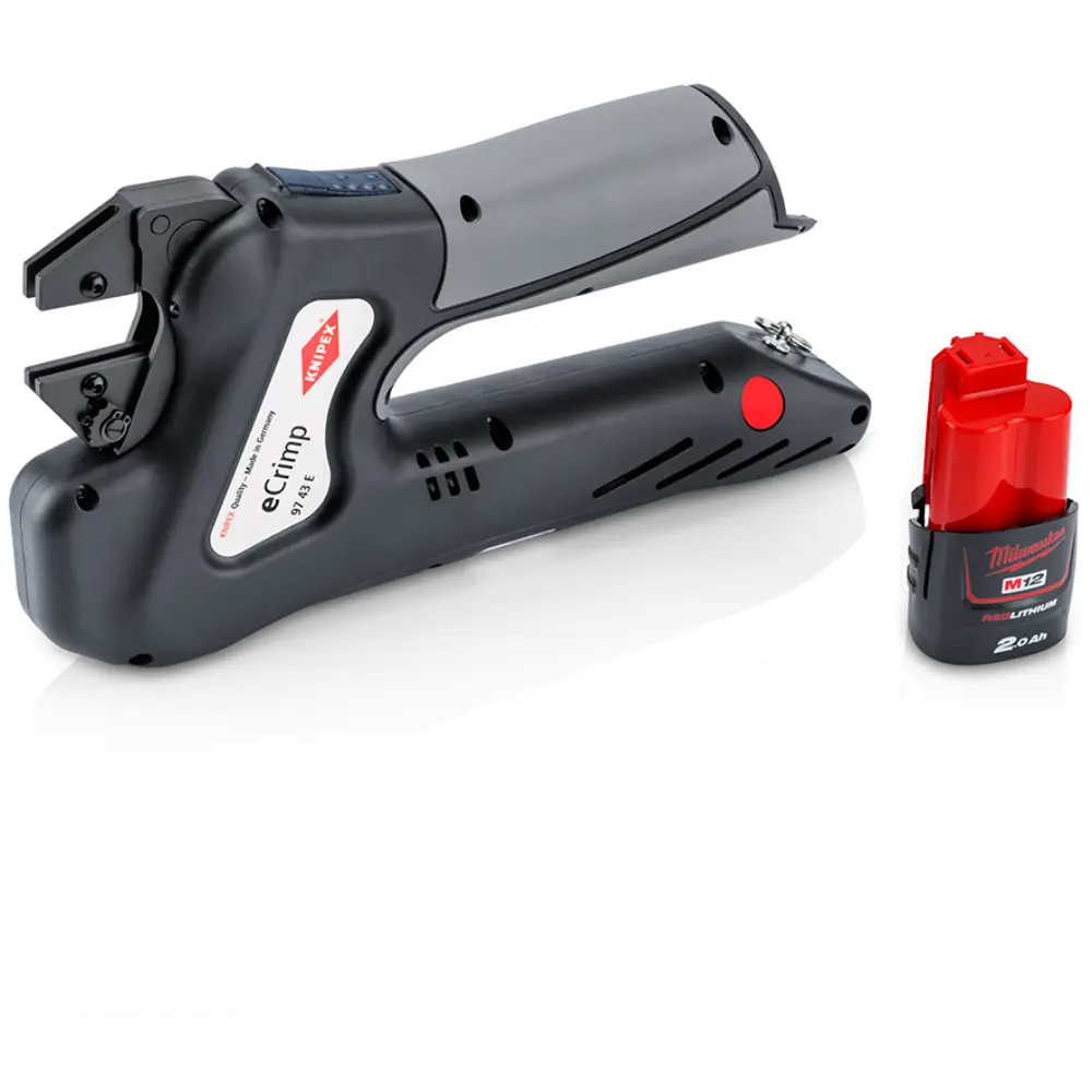 Ecrimp KNIPEX eCrimp Elektromechanische Crimp-Systemzange für auswechselbare ...