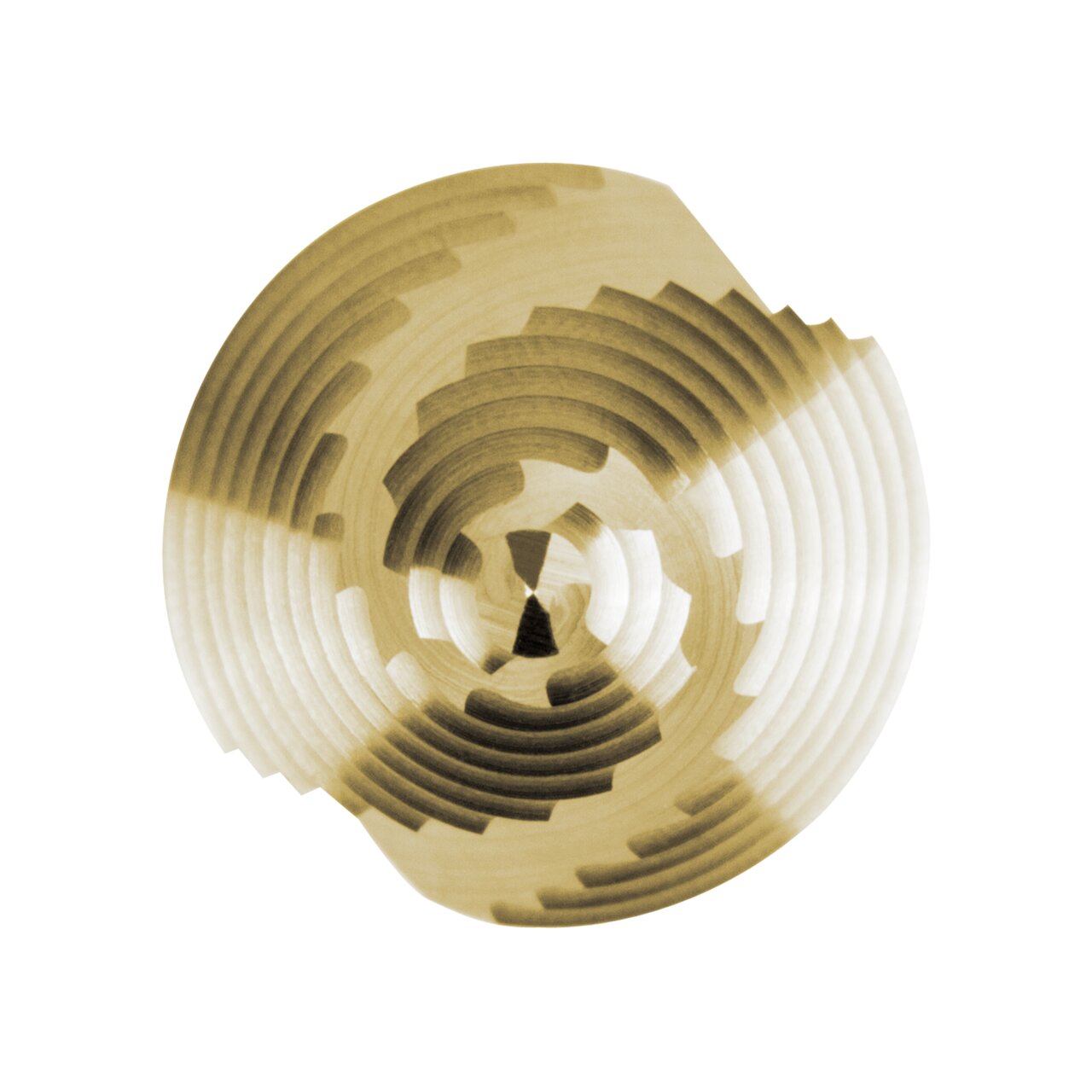 RUKO Stufenbohrer HSS TiN spiralgenutet mit Kreuzanschliff