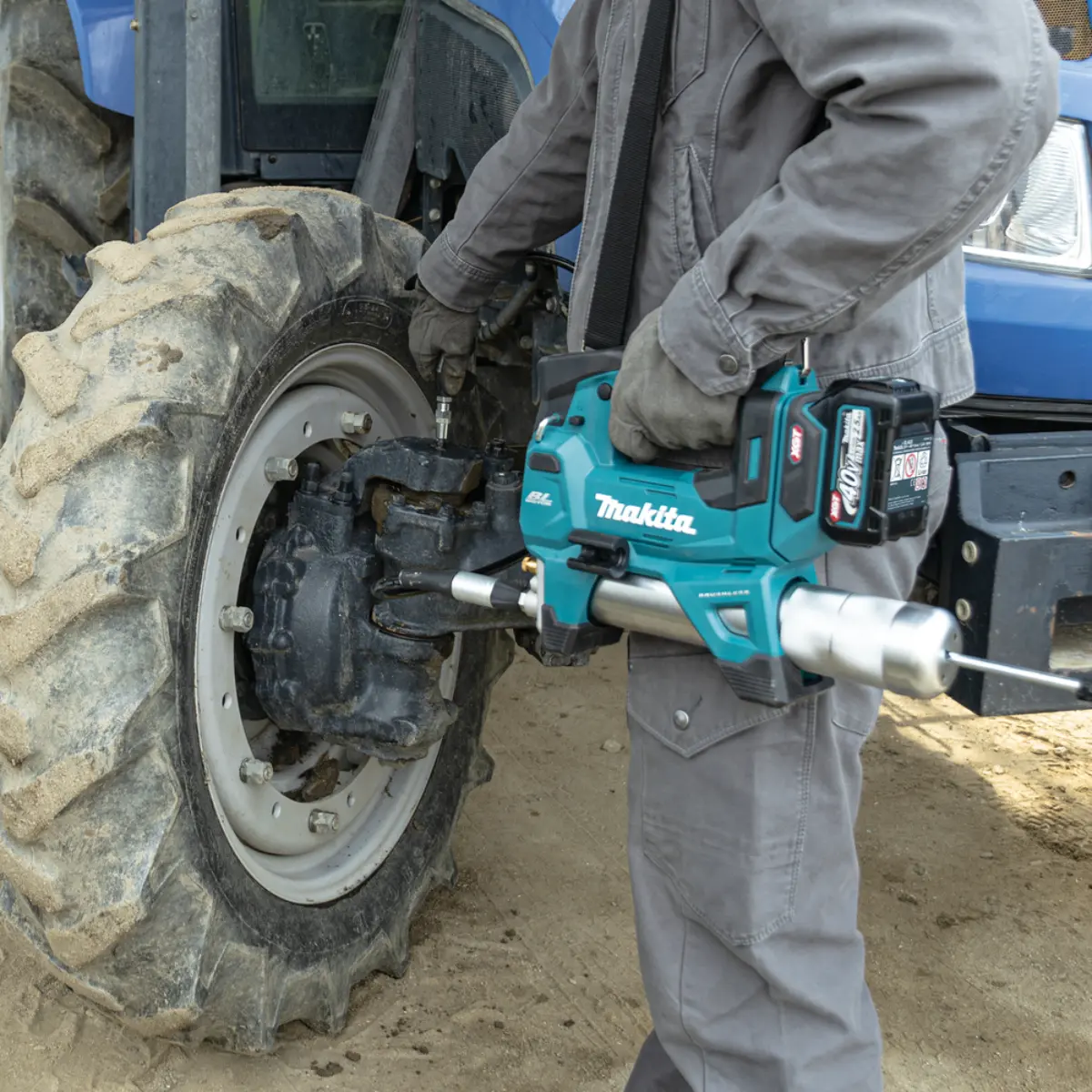 Makita Akku-Fettpresse 40V max. (ohne Akku, ohne Ladegerät) - GP001GZ