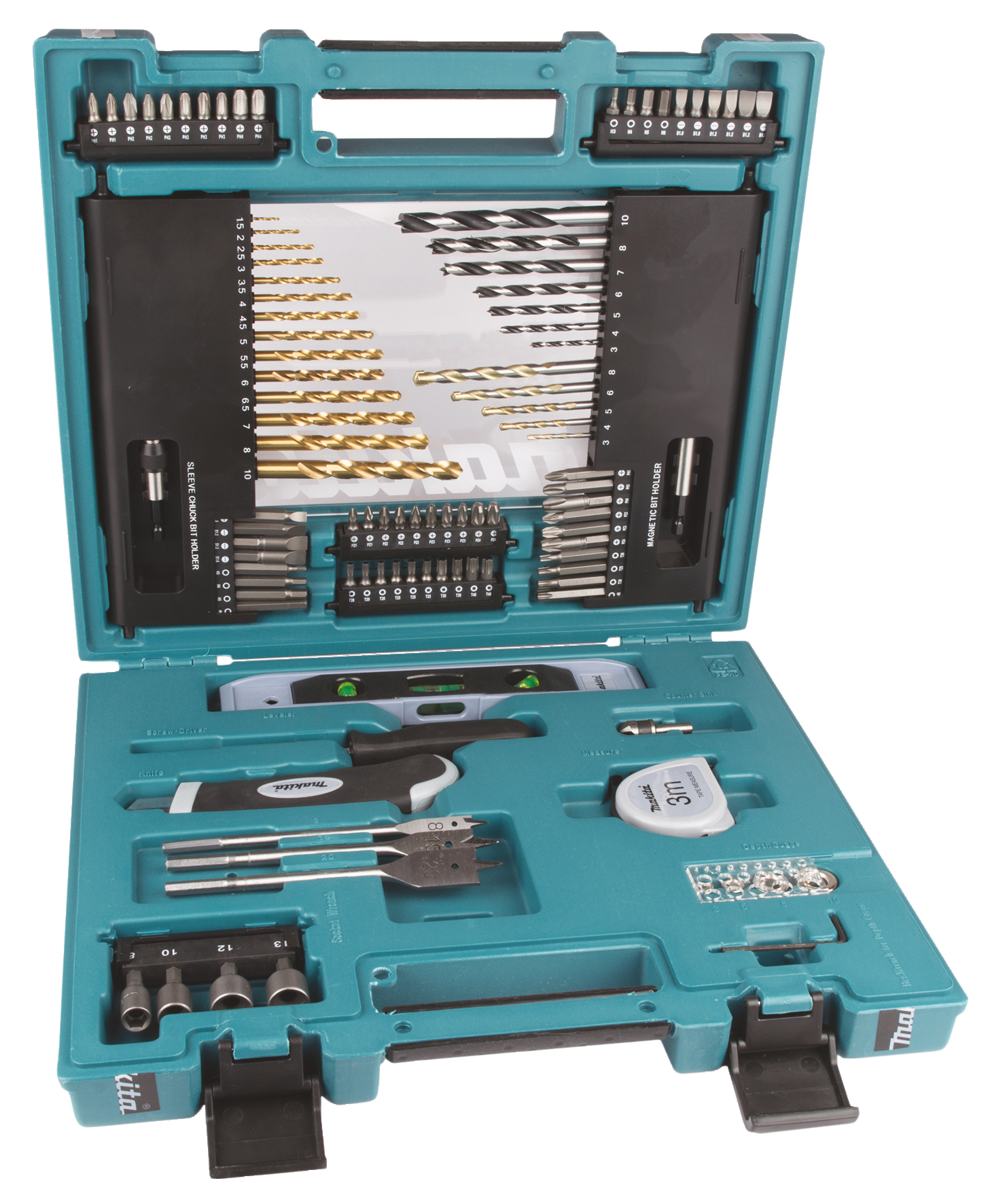 Makita Bohrer-Bit-Set, 104-teilig - D-31778