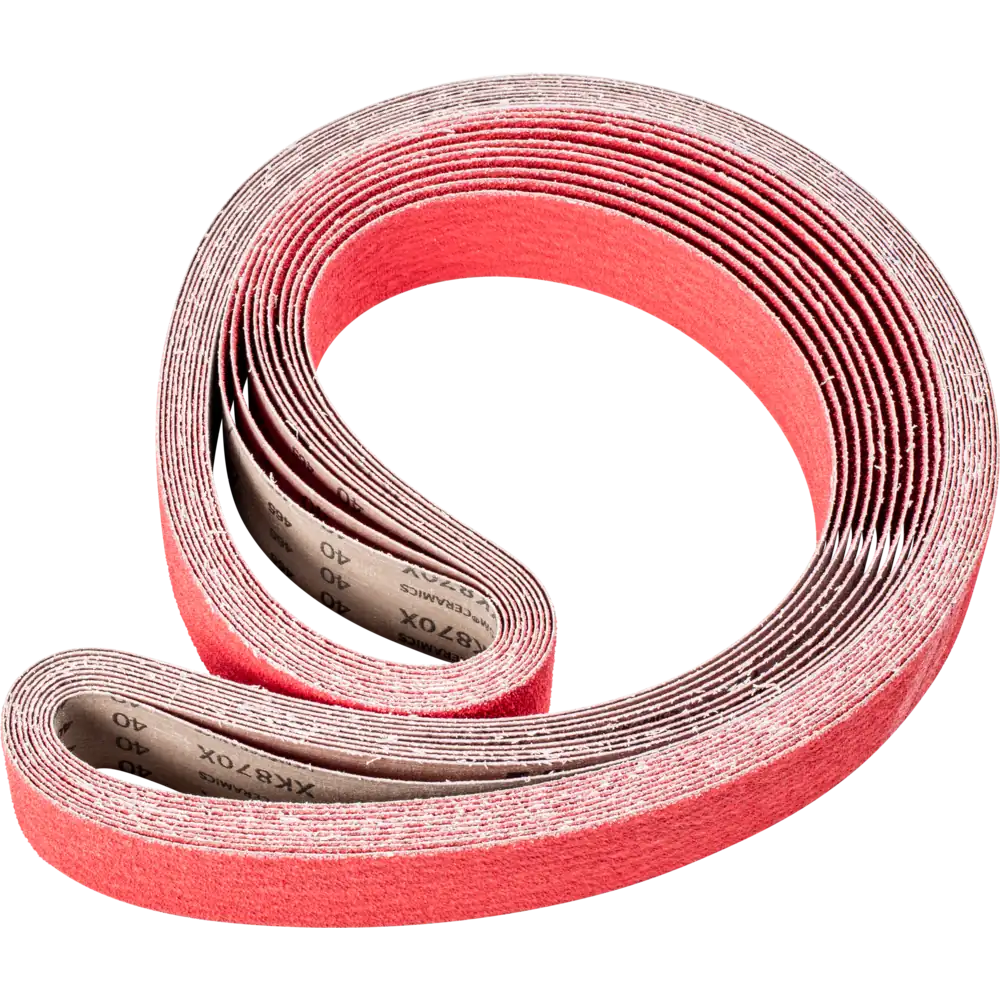 PFERD TOOLS Keramikkorn Schleifband BA für Edelstahl-Schliff mit Bandschleifer Langband