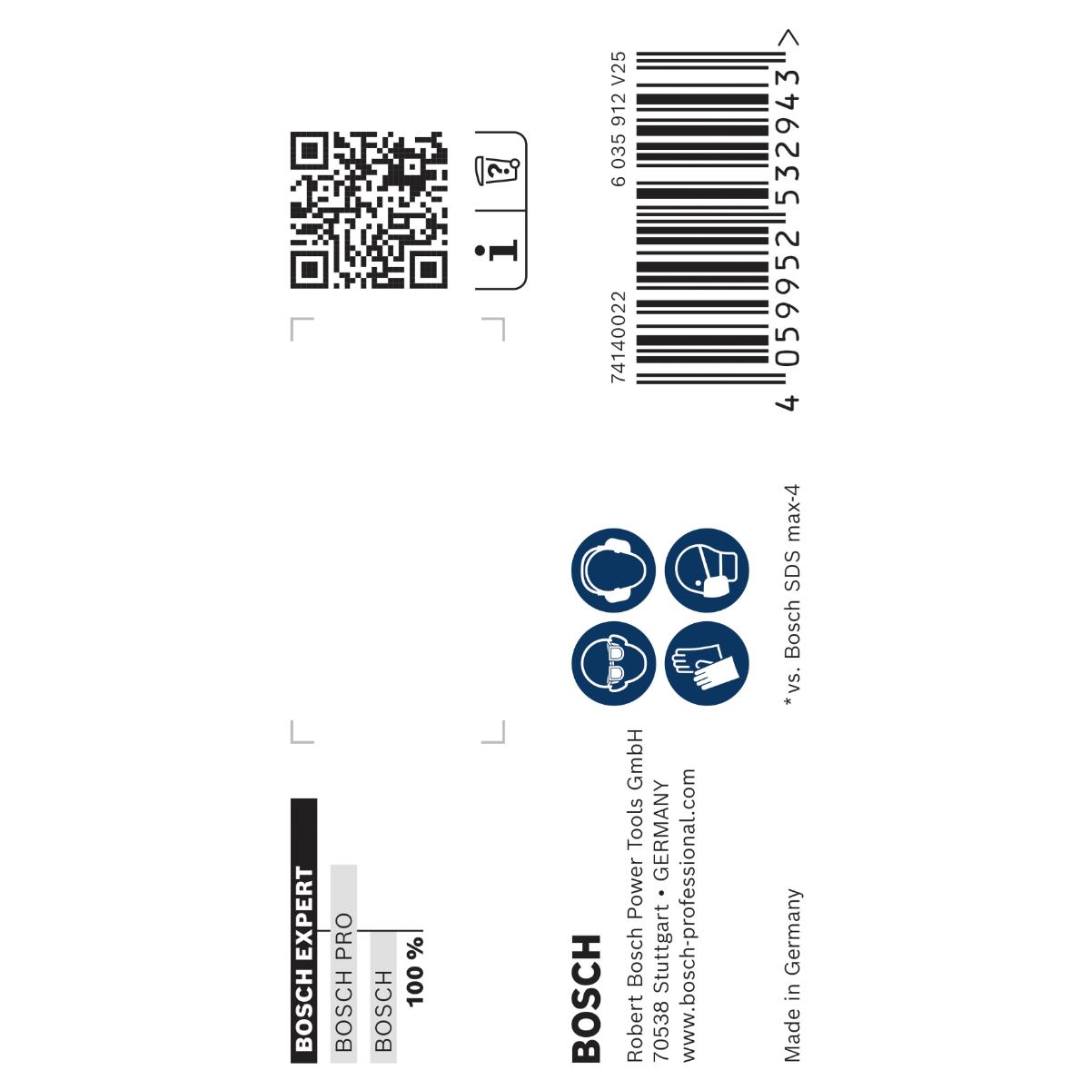 Bosch EXP SDS max-8X Bohrer,17x400x540mm