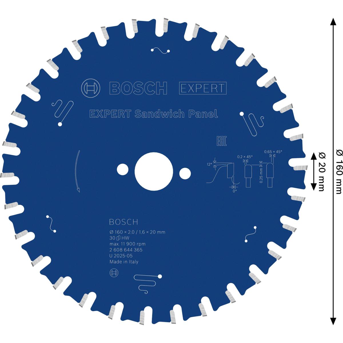 Bosch Kreissägeblatt Expert for Sandwich Panel