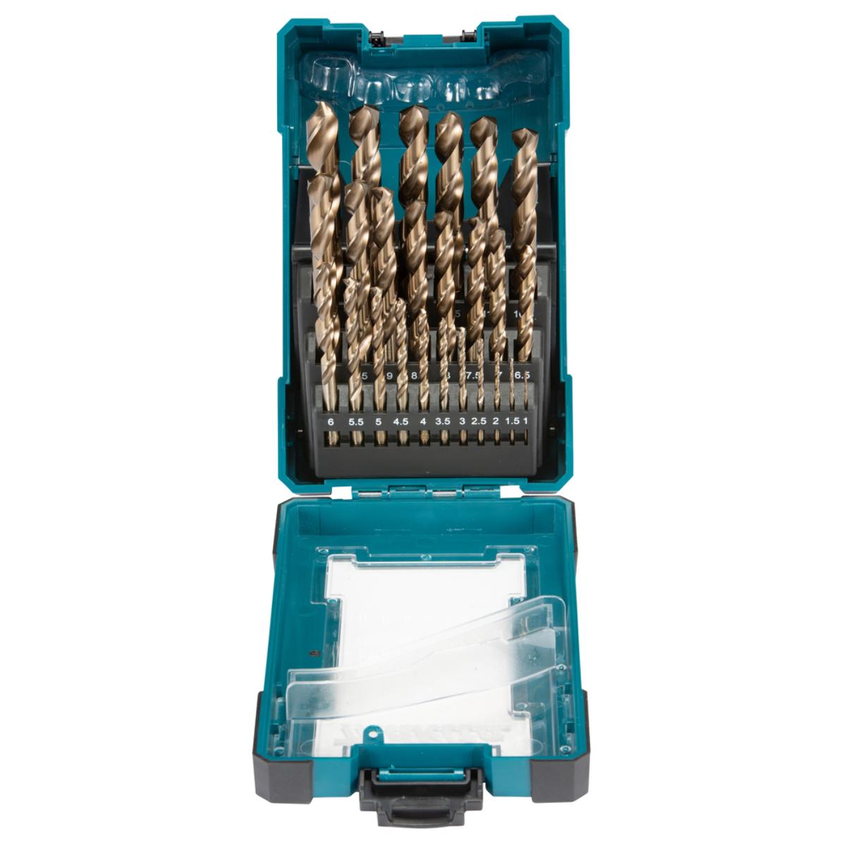 Makita Bohrer-Set 25-teiliges Set Ø 1-13 mm, HSS-Co, Rundschaft