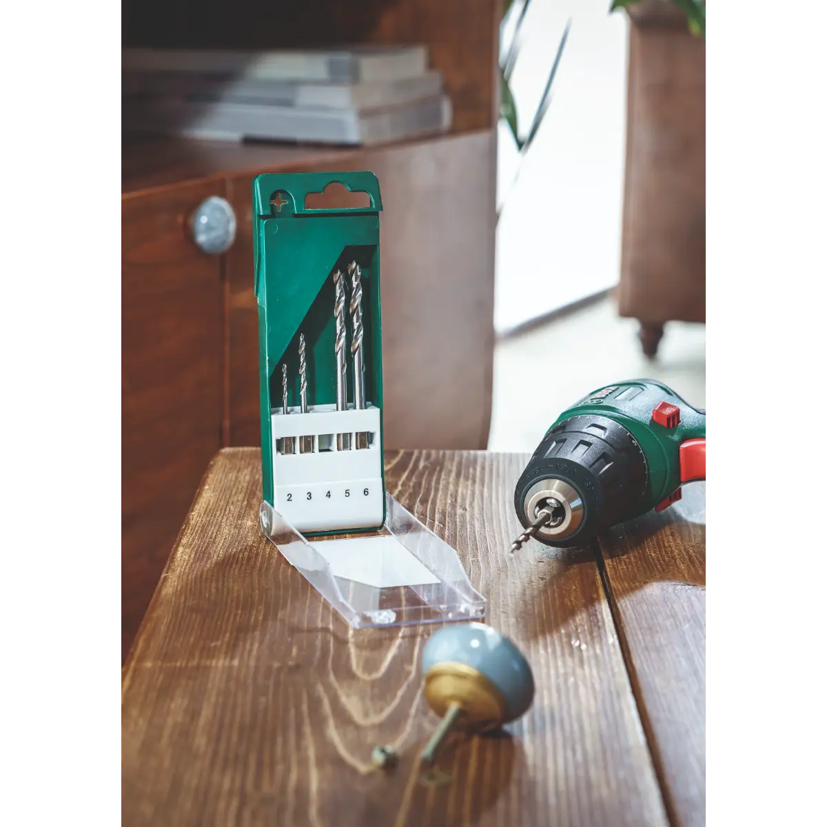 Bosch Holzbohrer-Set mit Sechskantschaft 2,0, 3,0, 4,0, 5,0, 6,0 mm, 5-tlg.