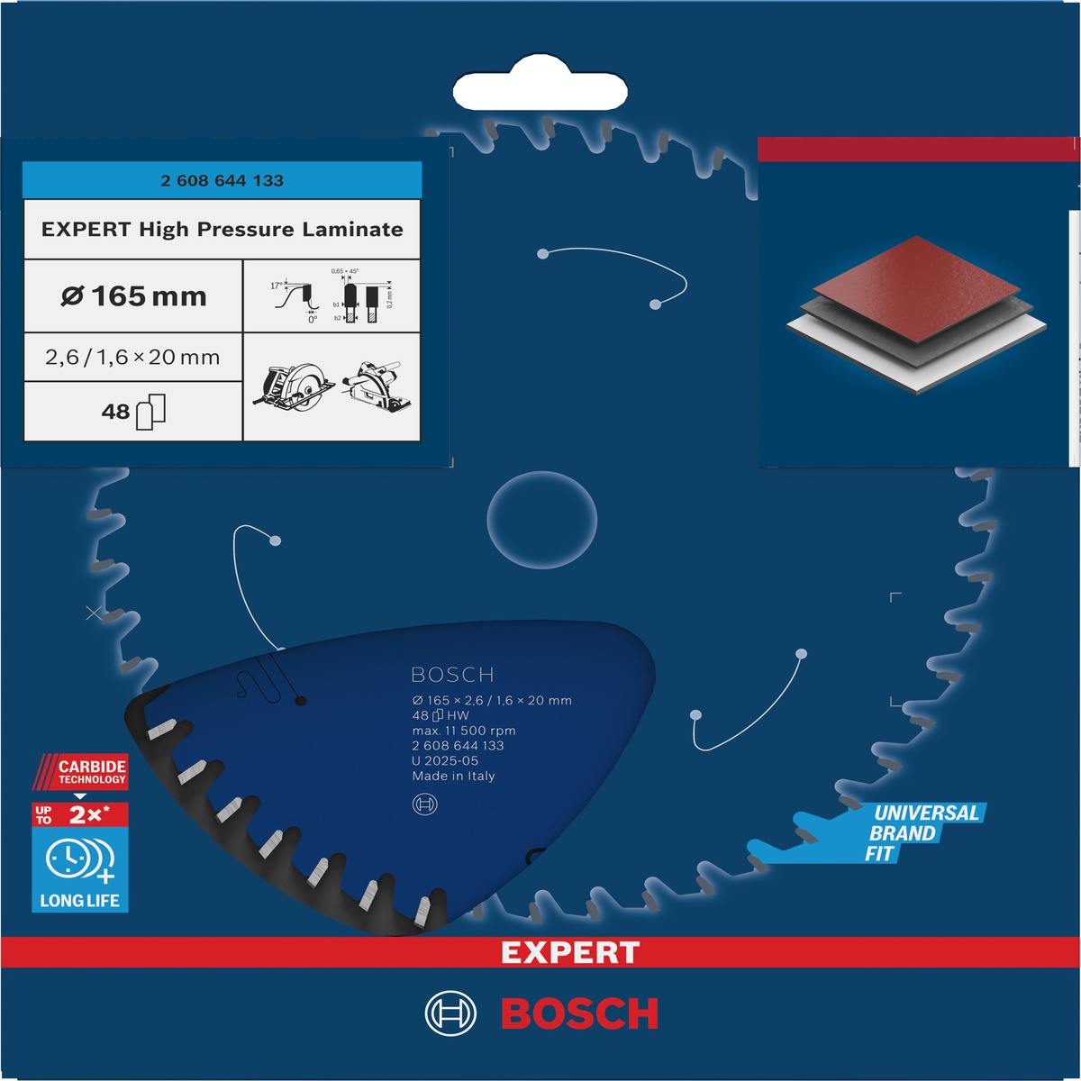 Bosch Kreissägeblatt Expert for High Pressure Laminate