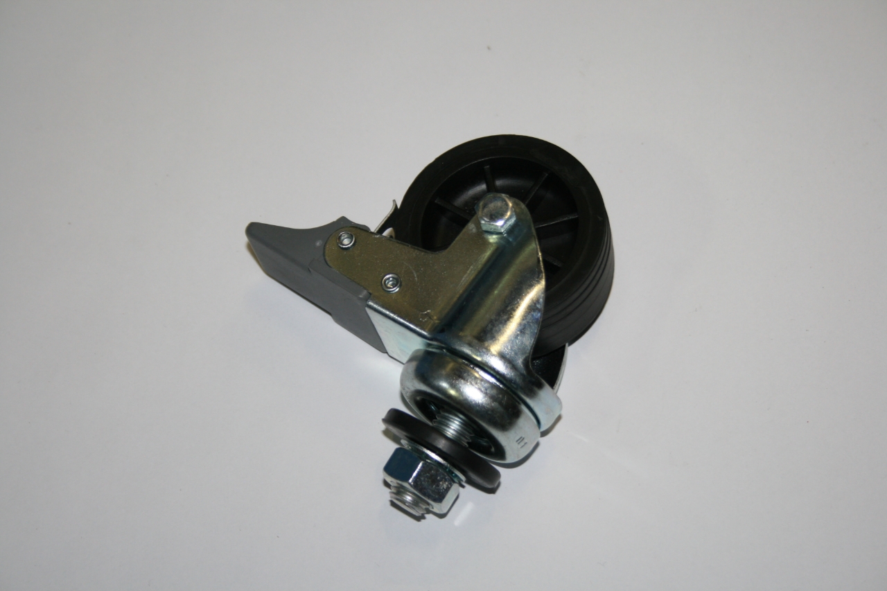 ELMAG Lenkrolle mit Bremse (Durchm. 60mm, M12, H=80)