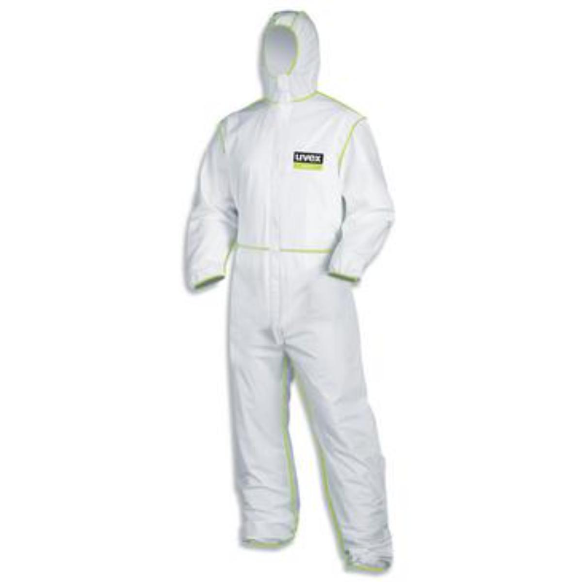 9871009uv Uvex 5/6 comfort Einwegschutz-Overall weiß/lime