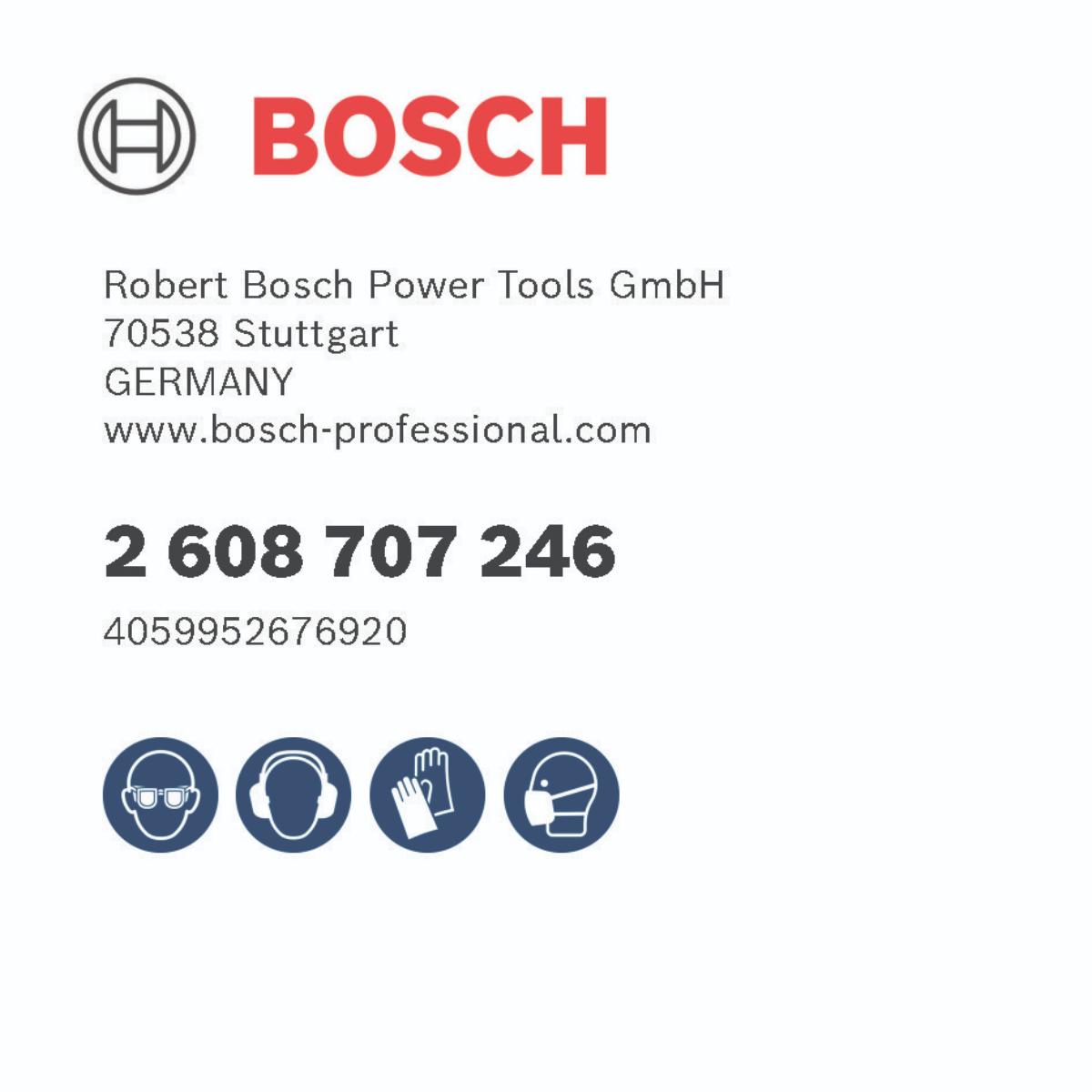 2608707246BO Bosch PRO SDS plus-5X Hammerbohrer-Set, 5/6/8/6/8/10/12 mm, 7-teiliges Set