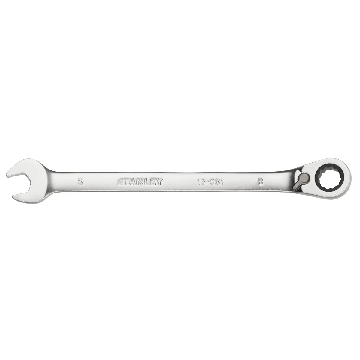 STANLEY FATMAX Ringmaulschlüssel mit Ratsche 8 mm, 72 Zähne, 12-Kant, 15° gekröpft