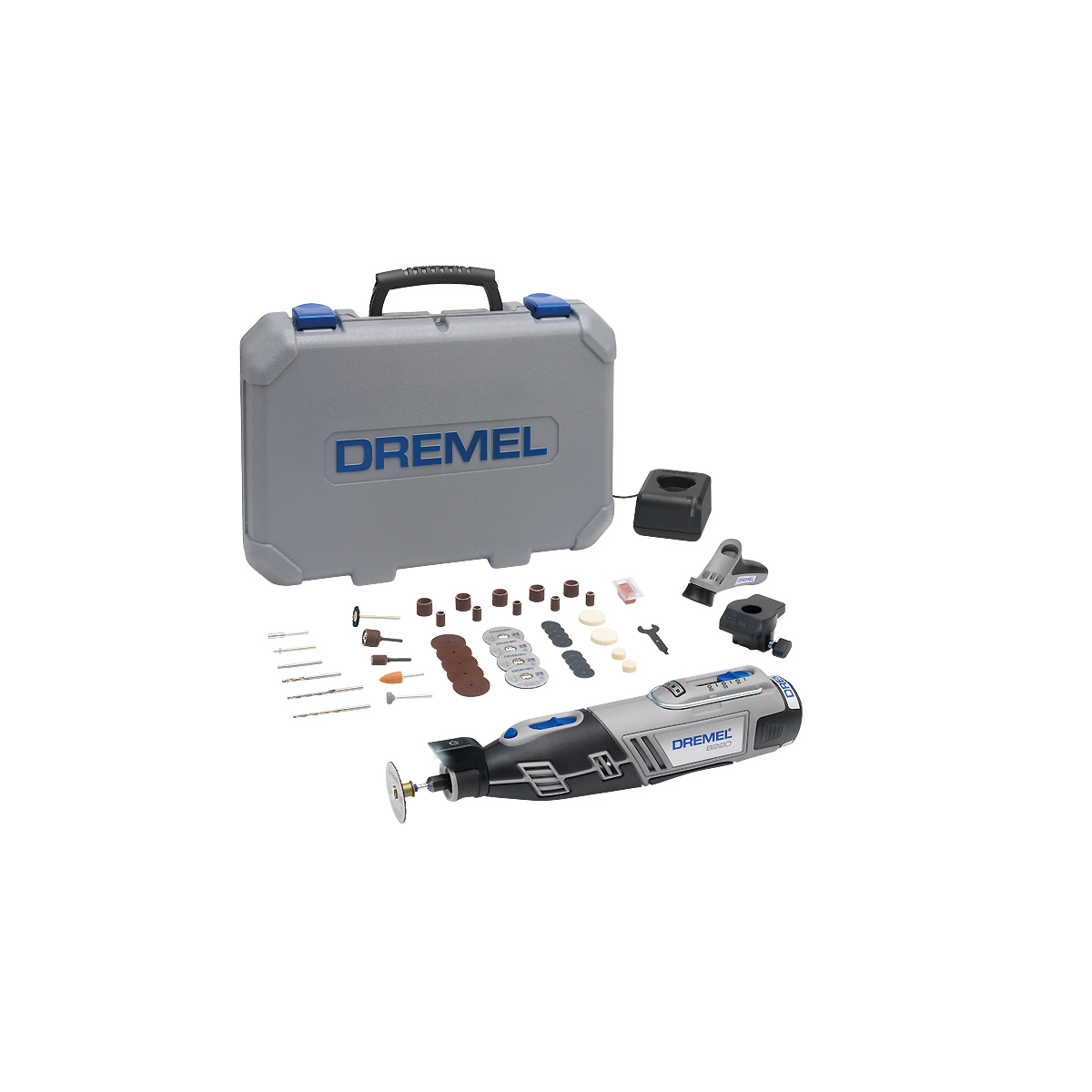 DREMEL 8220-2/45 Akku-Multifunktionswerkzeug 12 V, 2 Vorsatzgerät, 45 Zubehöre
