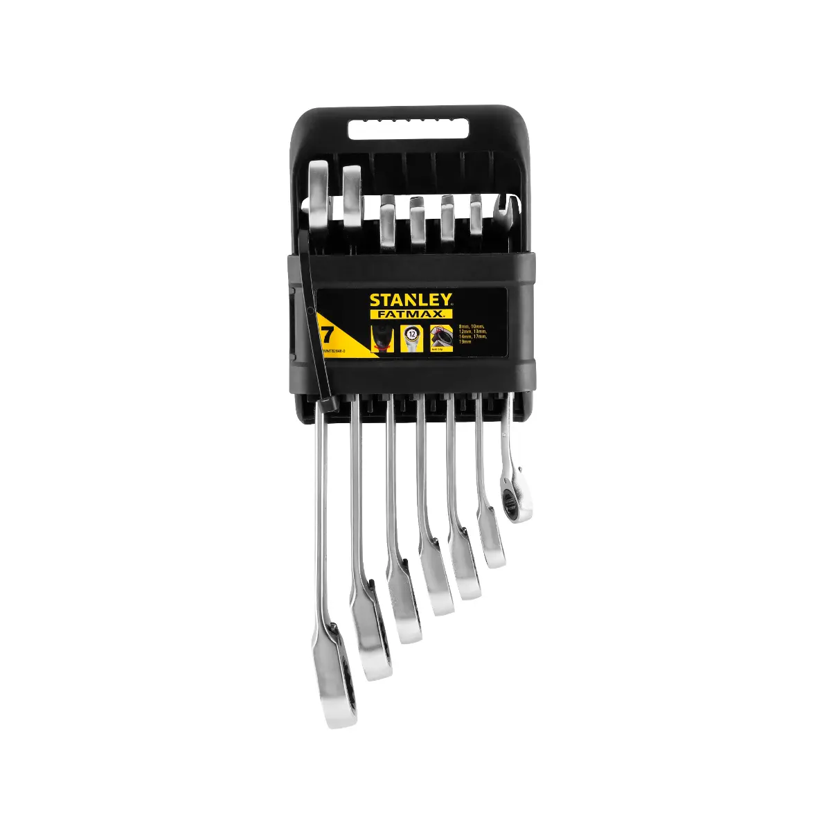 STANLEY FATMAX Schraubenschlüssel Set mit Ratsche, 7-teilig