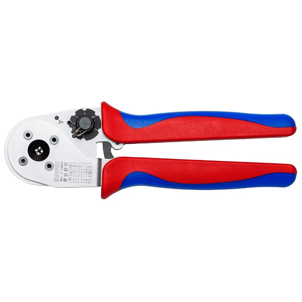 KNIPEX Vierdorncrimpzange für DT-Kontakte 230 mm