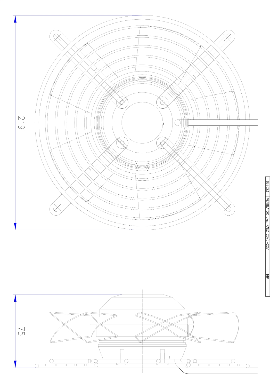 ELMAG Ventilator für Serie DIGI-MIG 250/300/350/400 DG/DW
