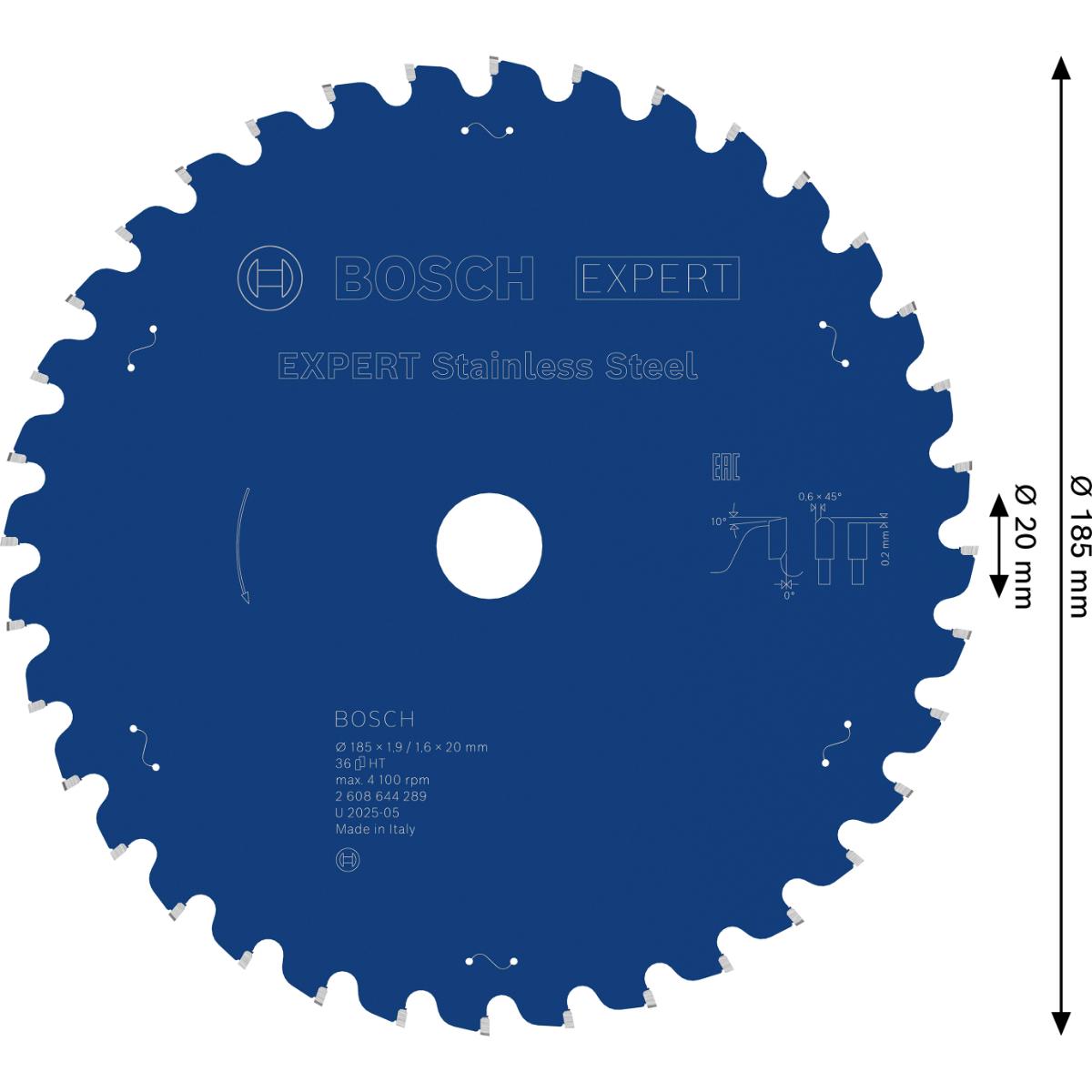 Bosch Kreissägeblatt Expert for Stainless Steel